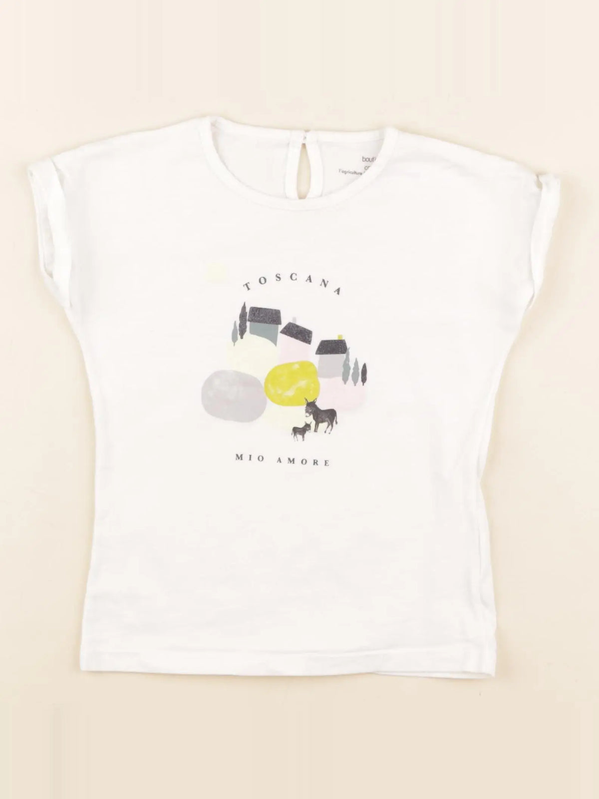 Boutchou - tee-shirt blanc - 24 mois