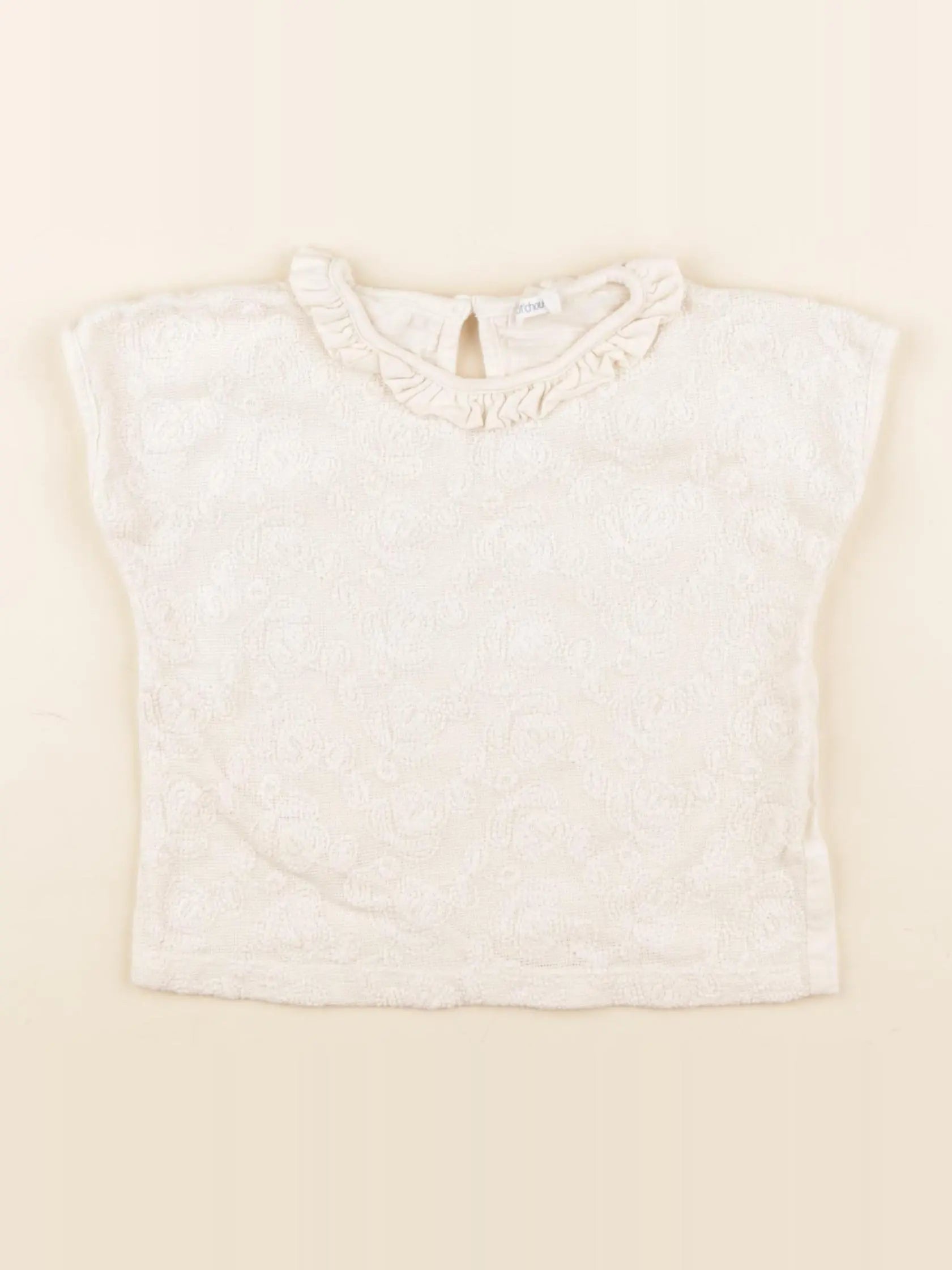 Boutchou - tee-shirt beige - 24 mois