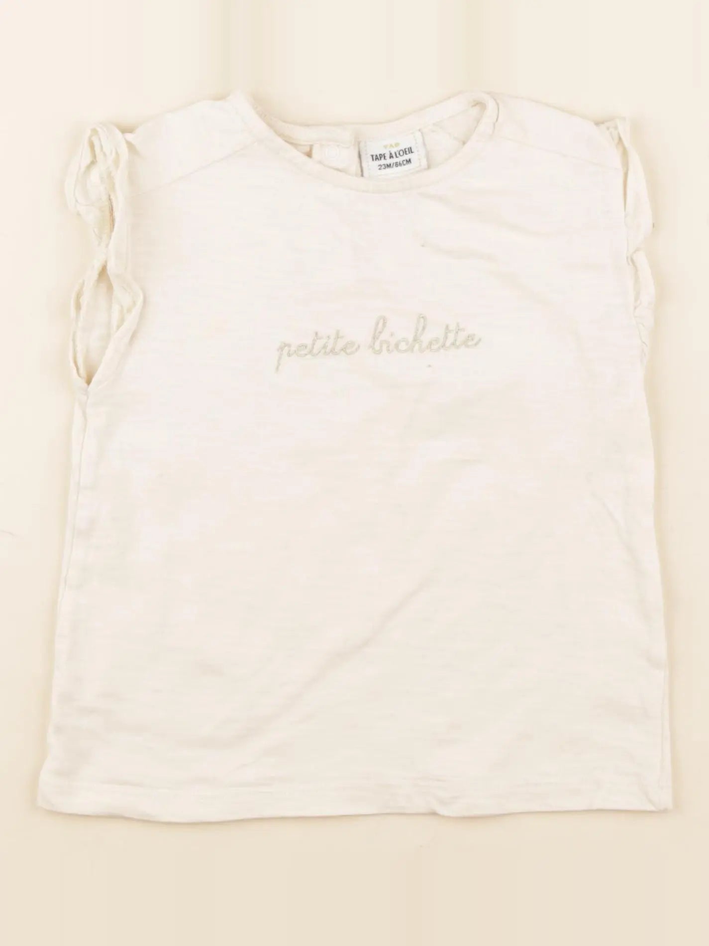 Tape à l'oeil - tee-shirt beige - 24 mois
