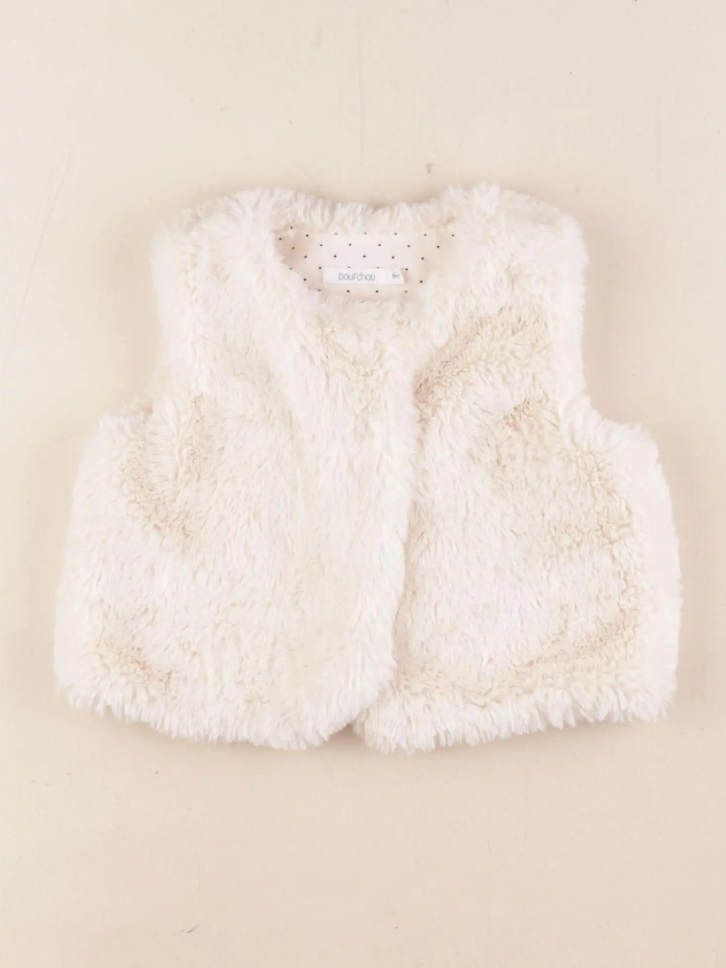 Boutchou - gilet beige - 9 mois
