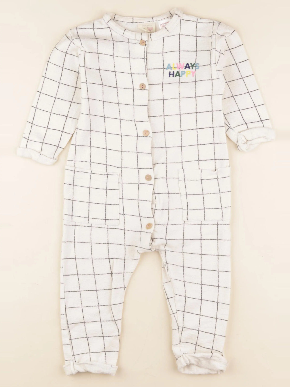 Zara - combinaison beige - 18/24 mois