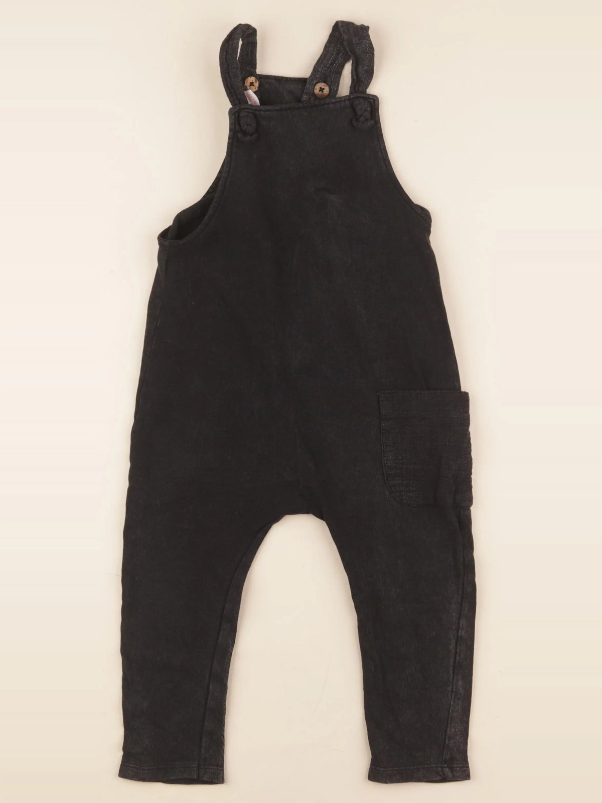 Zara - salopette noir - 2/3 ans