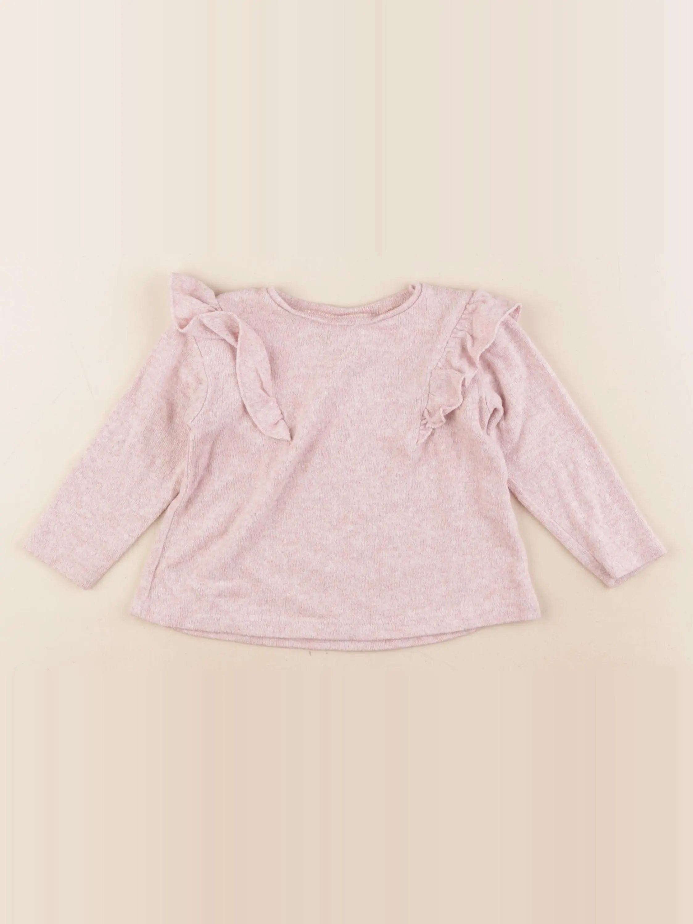 Zara - tee-shirt rose - 9/12 mois