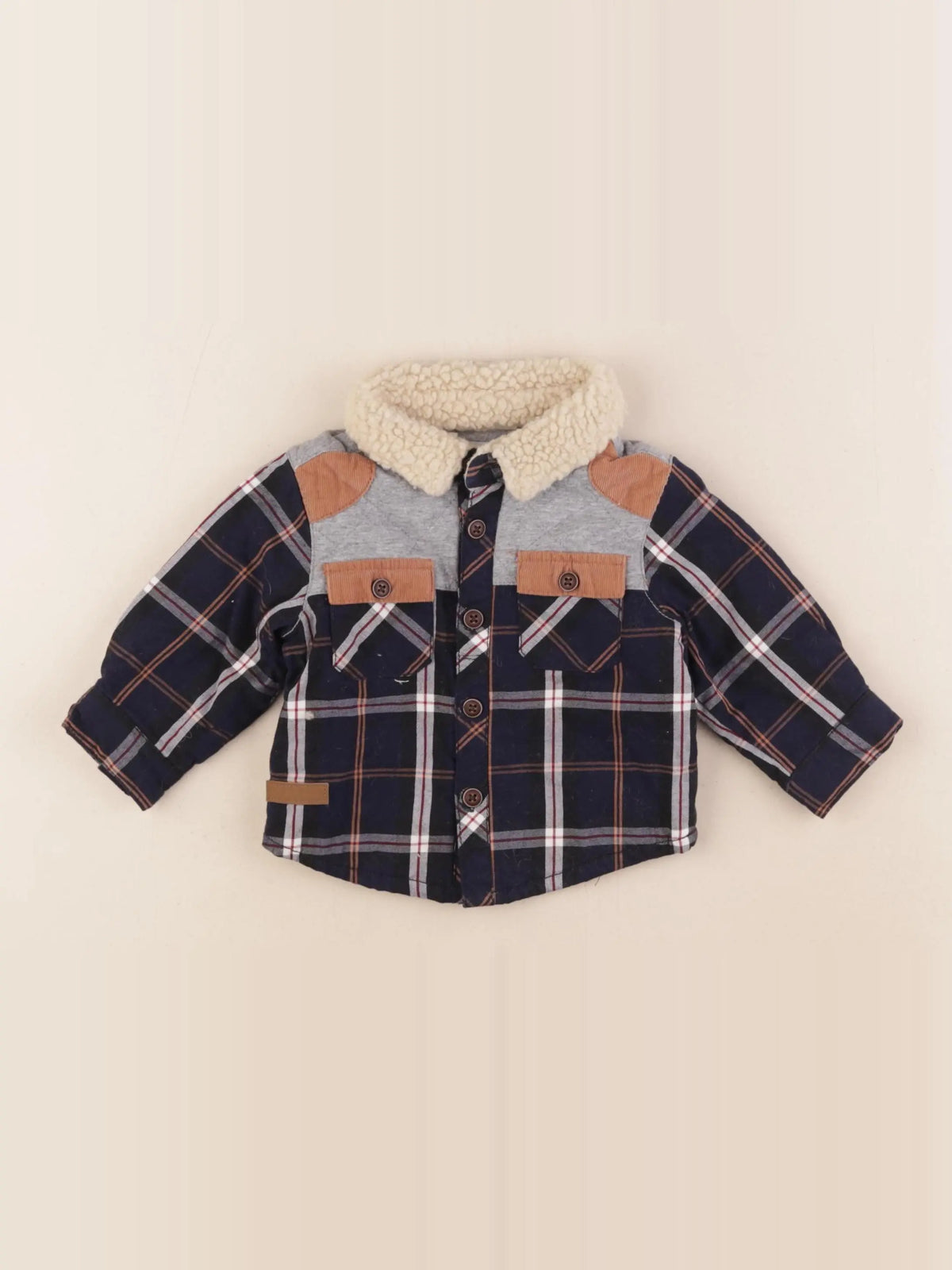 La Redoute - veste bleu - 3 mois