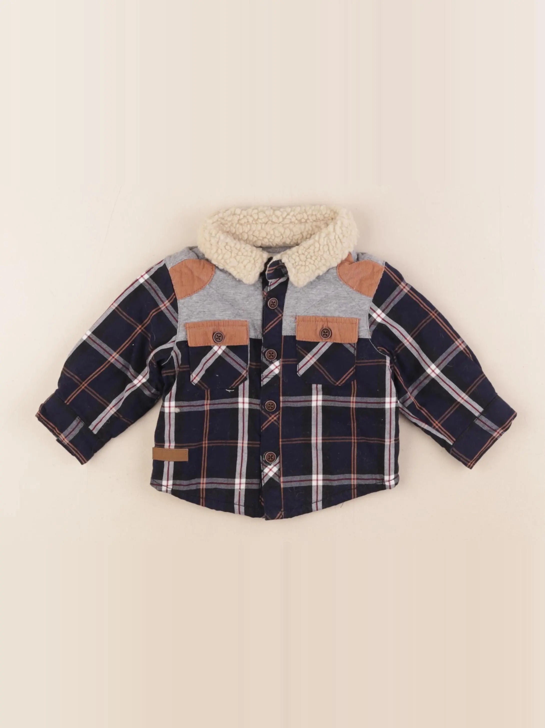 La Redoute - veste bleu - 3 mois