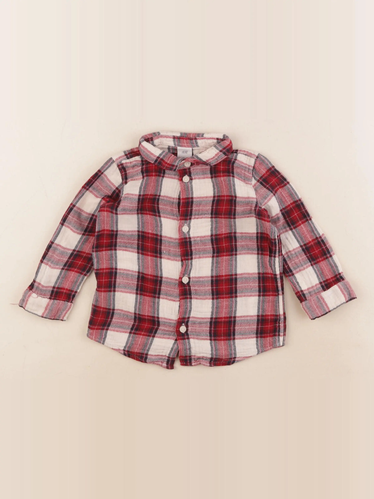 H&M - chemise multicolore - 9/12 mois
