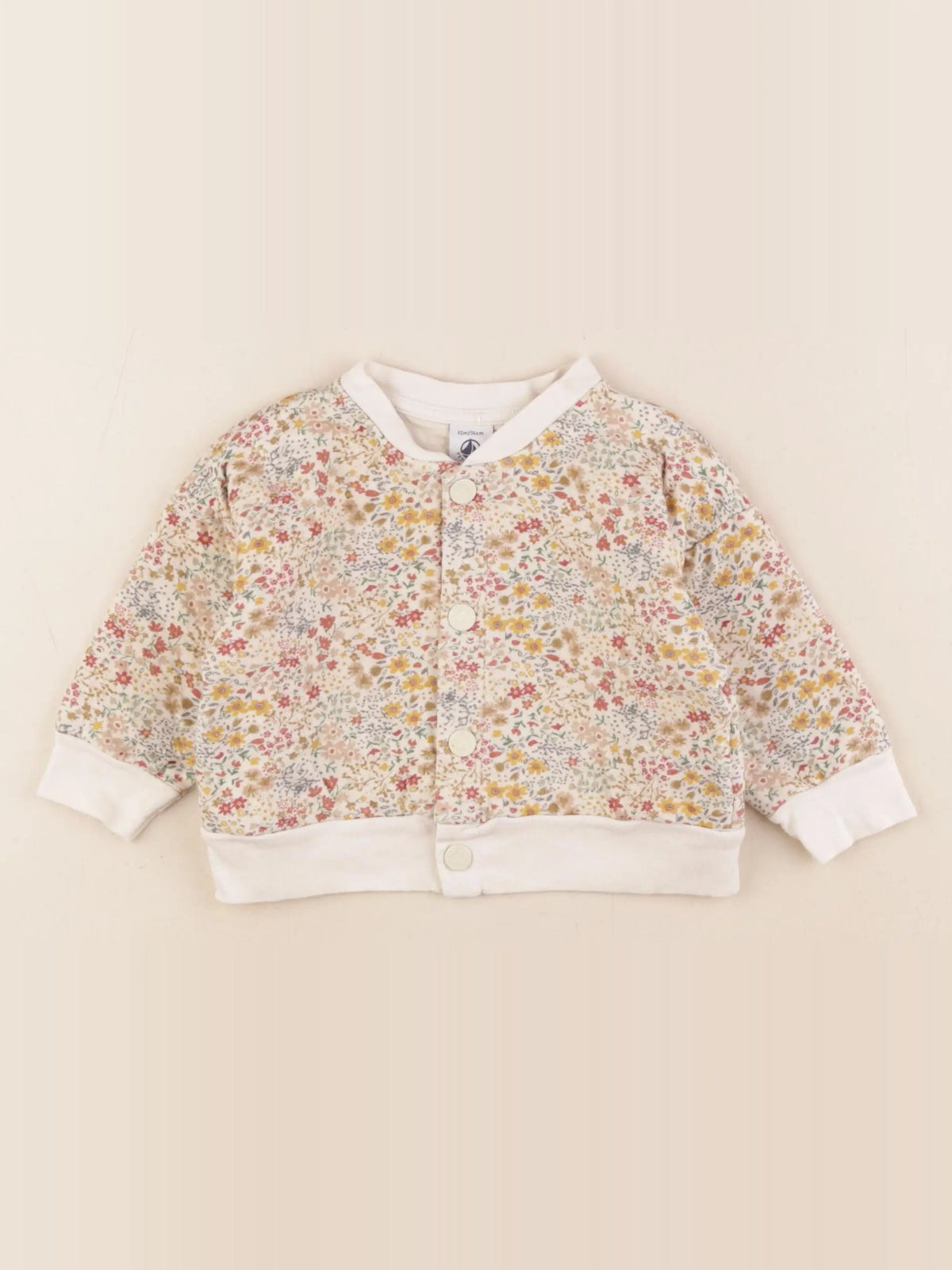 Petit Bateau - sweat multicolore - 12 mois
