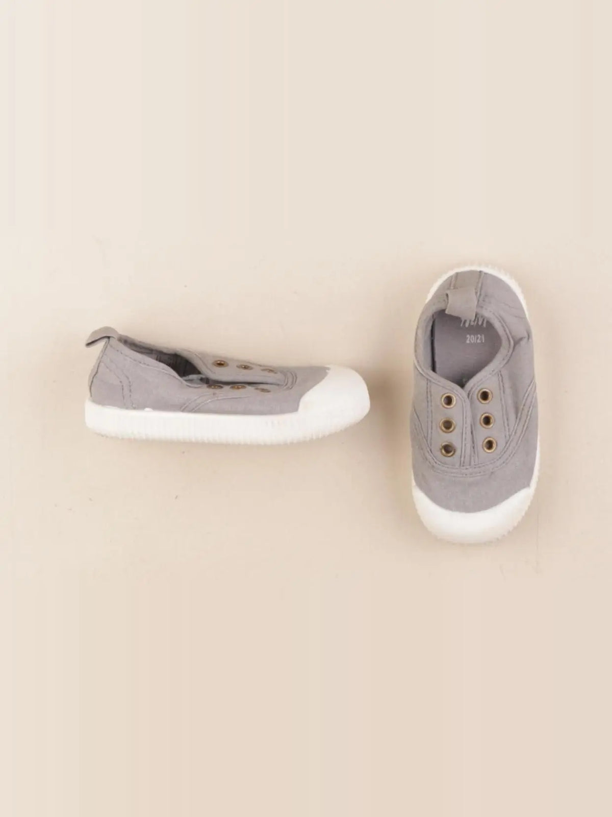 H&M - tennis élastiqué gris - pointure 20/21