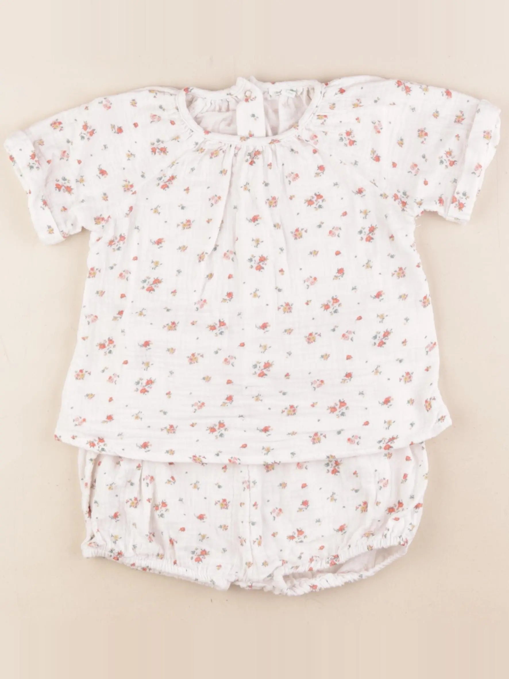 Vertbaudet - ensemble blanc - 3 ans