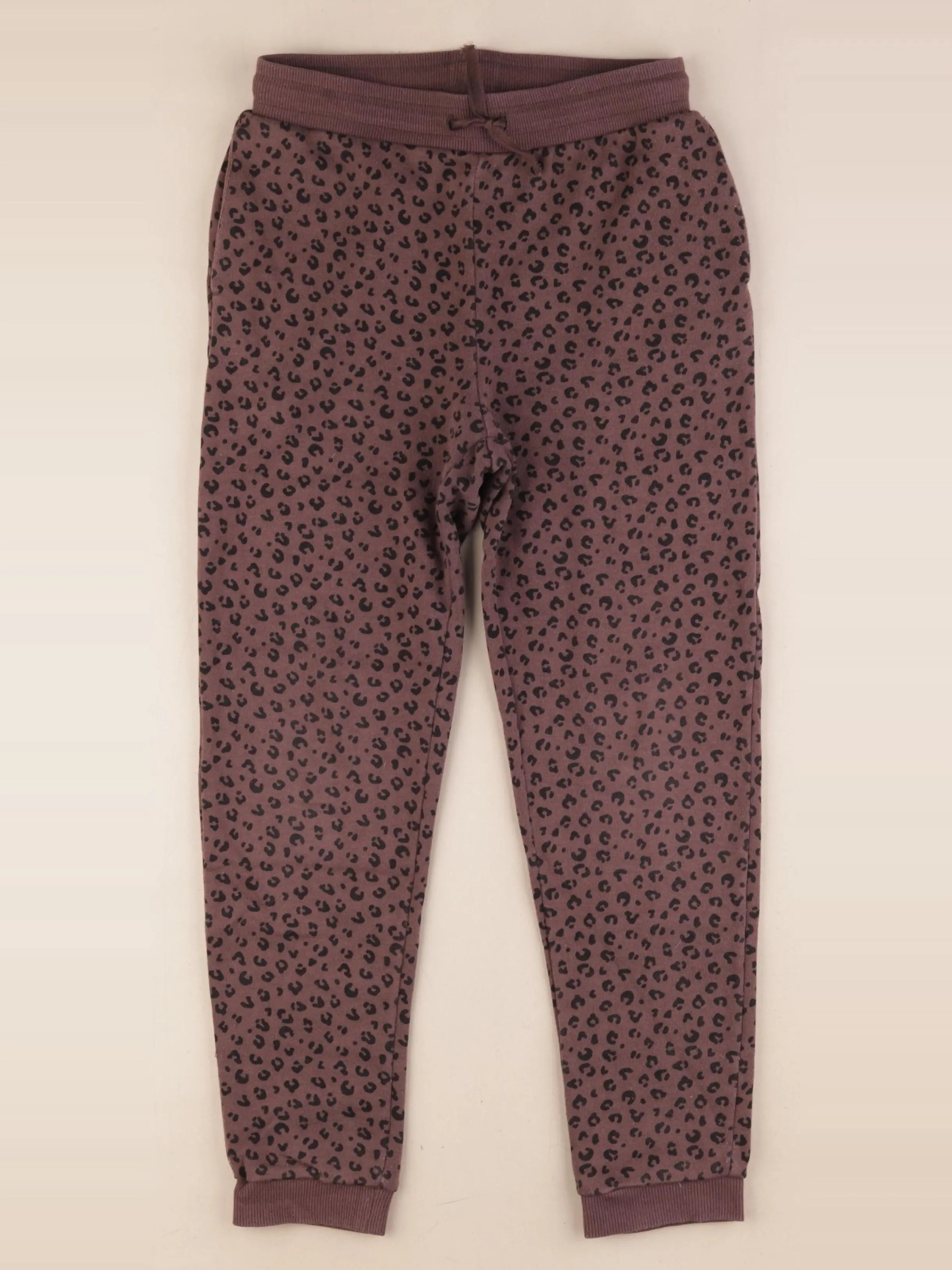 H&M - jogging marron - 8/9 ans
