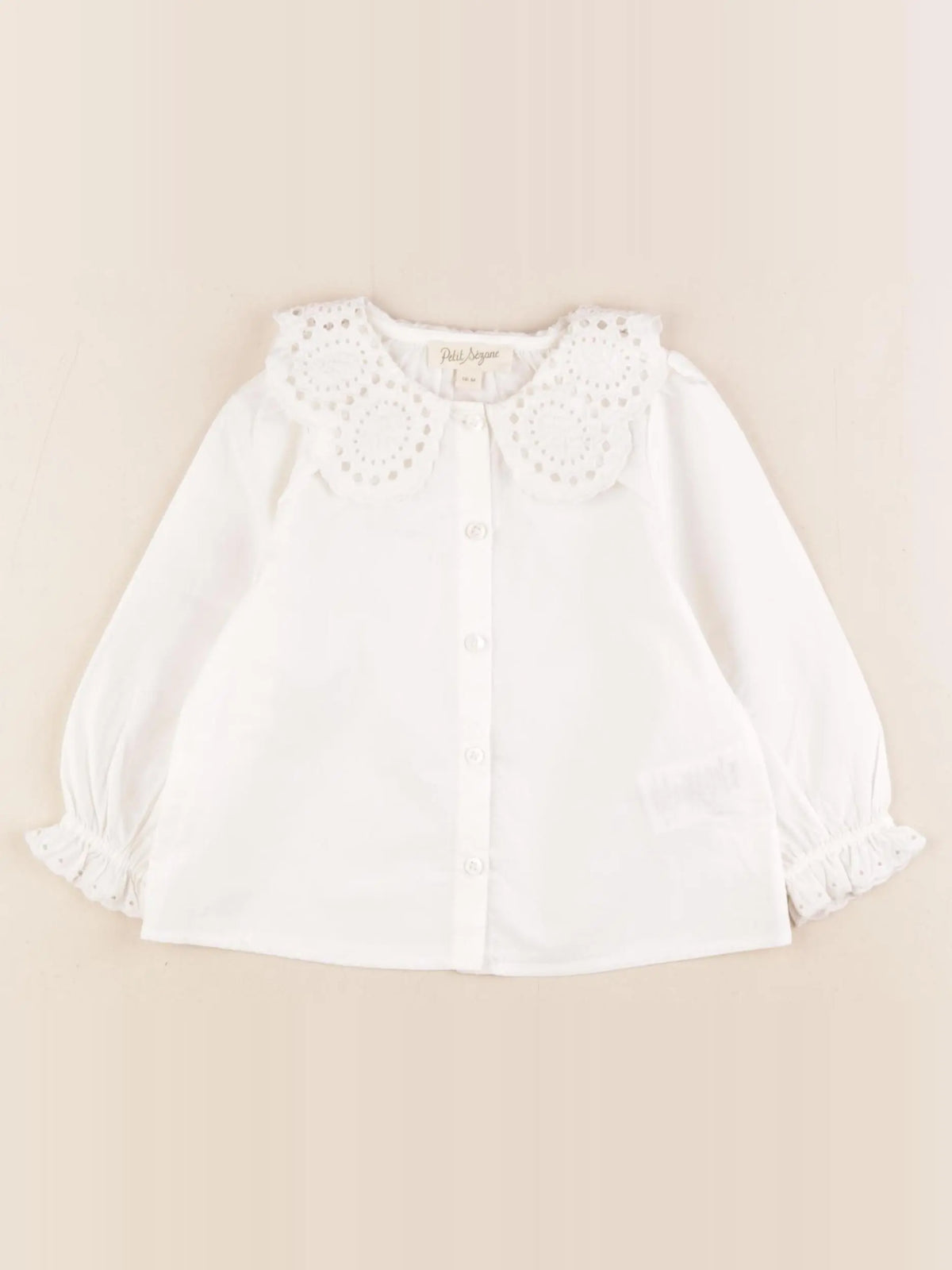 Petit Sézane - blouse blanc - 12 mois