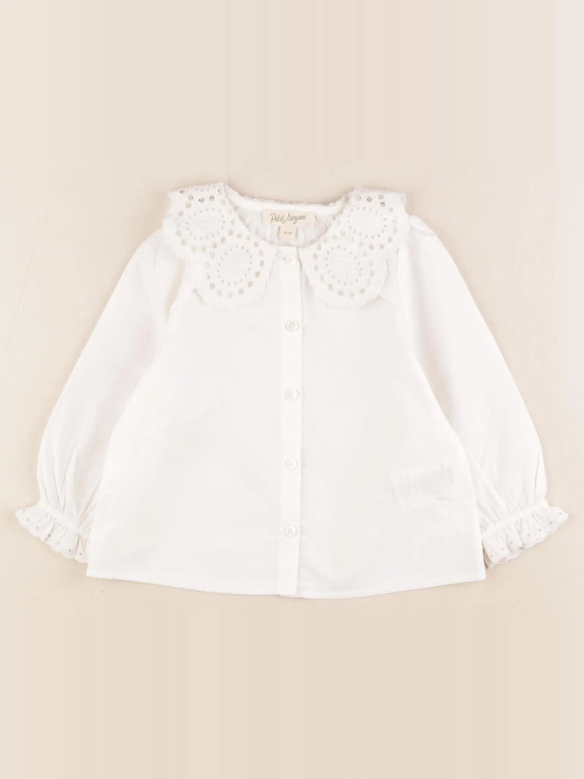 Petit Sézane - blouse blanc - 12 mois