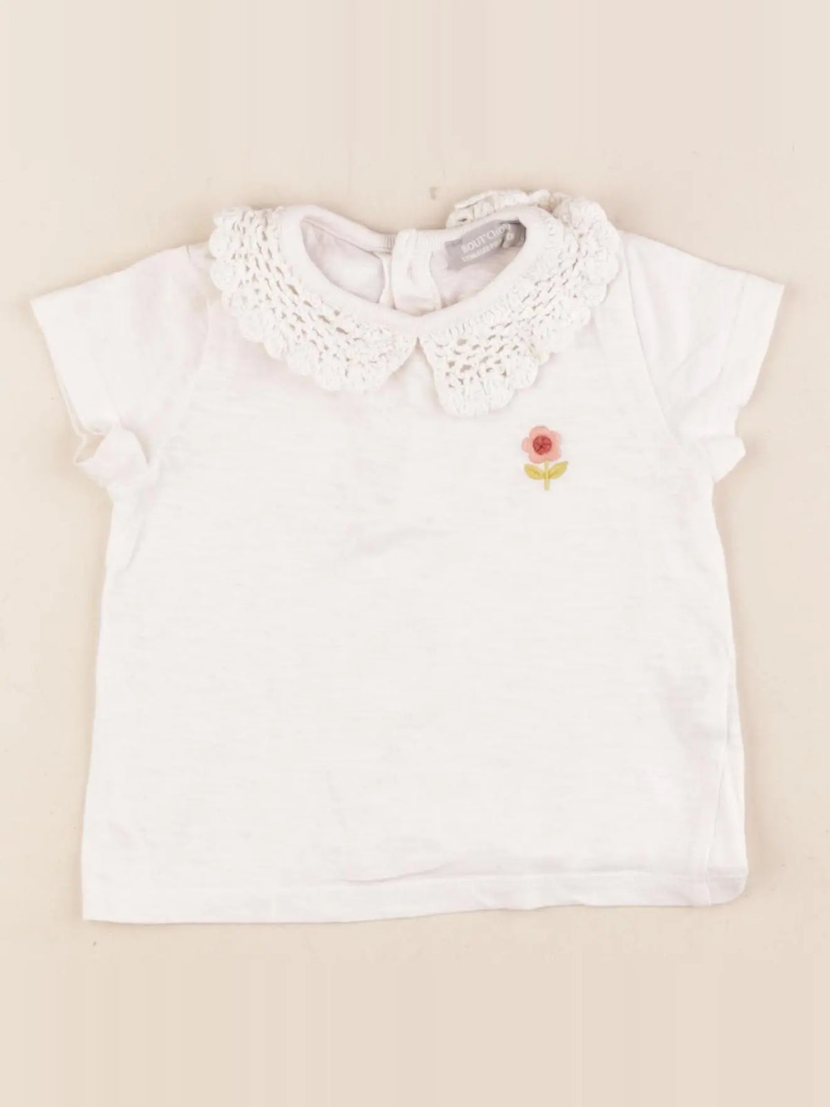 Boutchou - tee-shirt beige - 12 mois