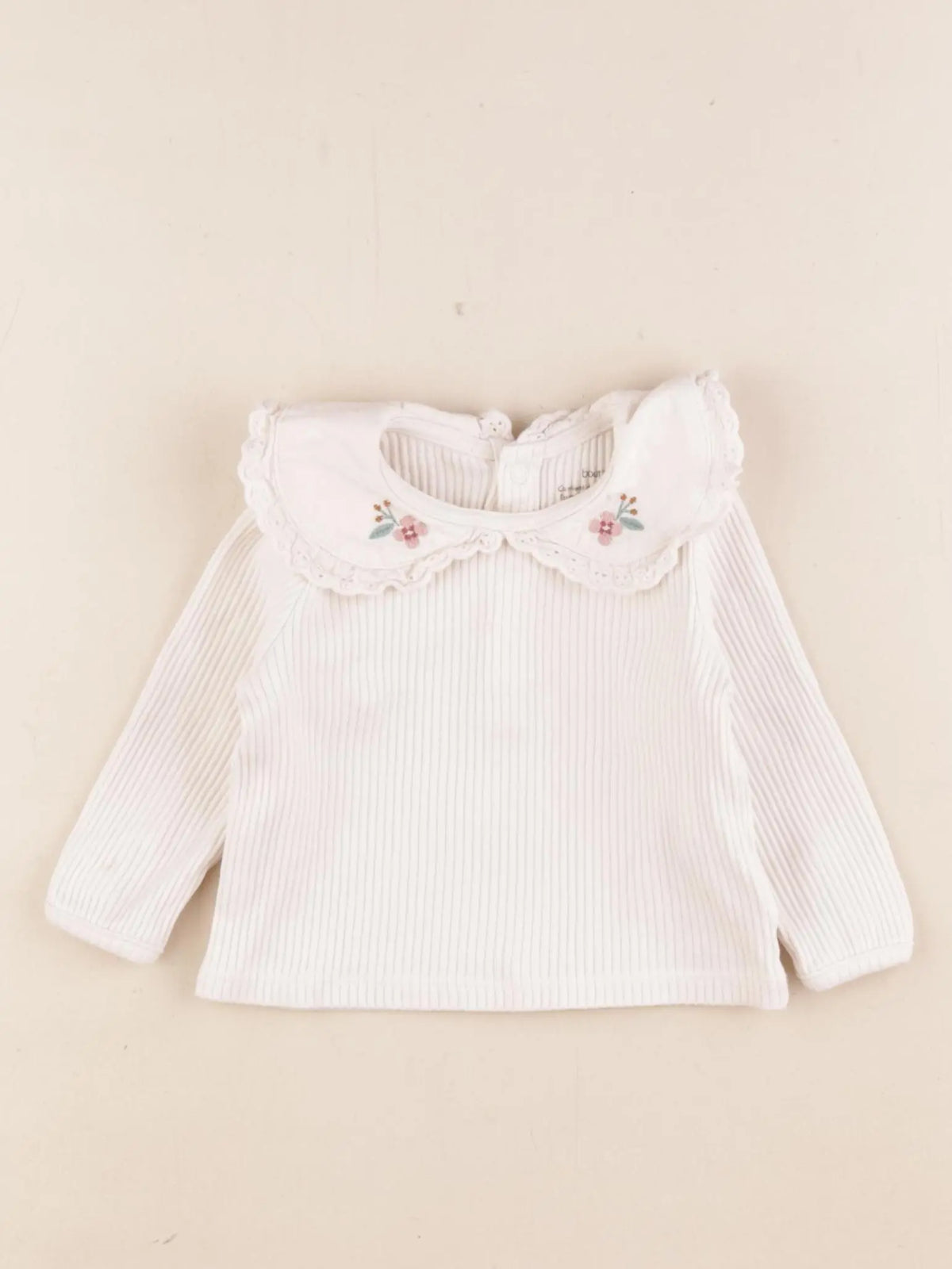 Boutchou - tee-shirt beige - 6 mois