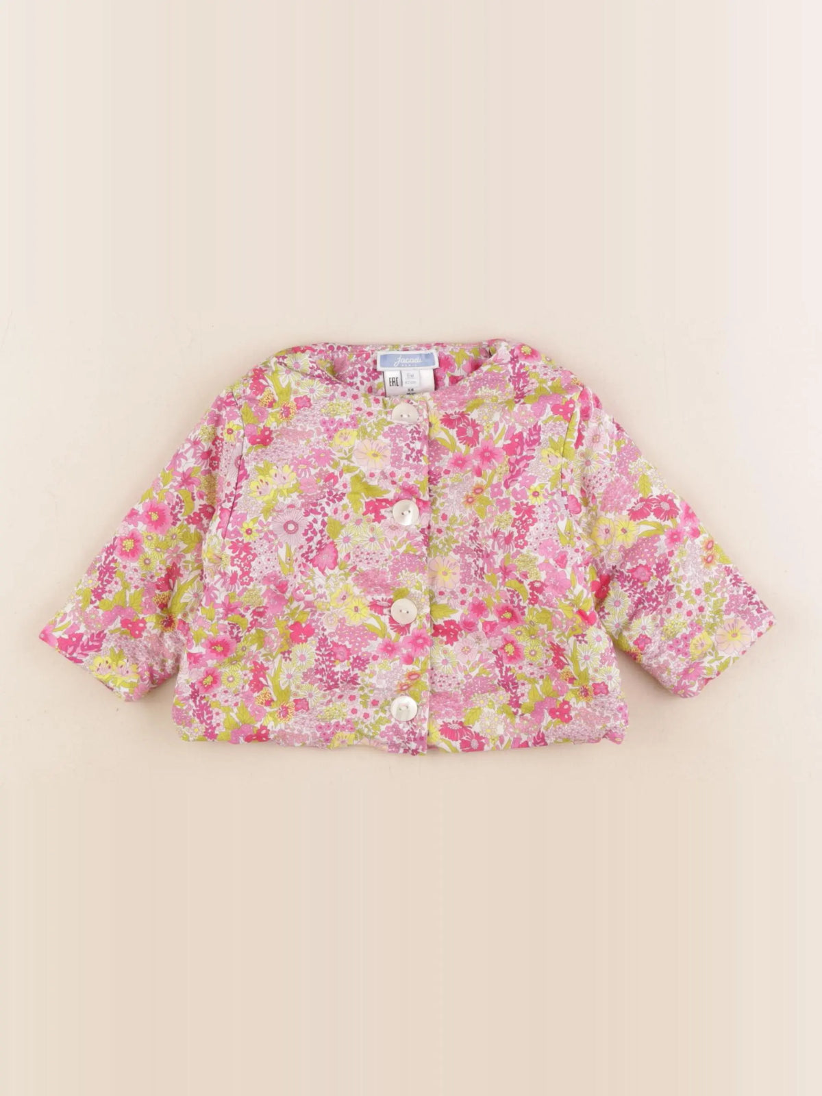 Jacadi - veste multicolore - 6 mois