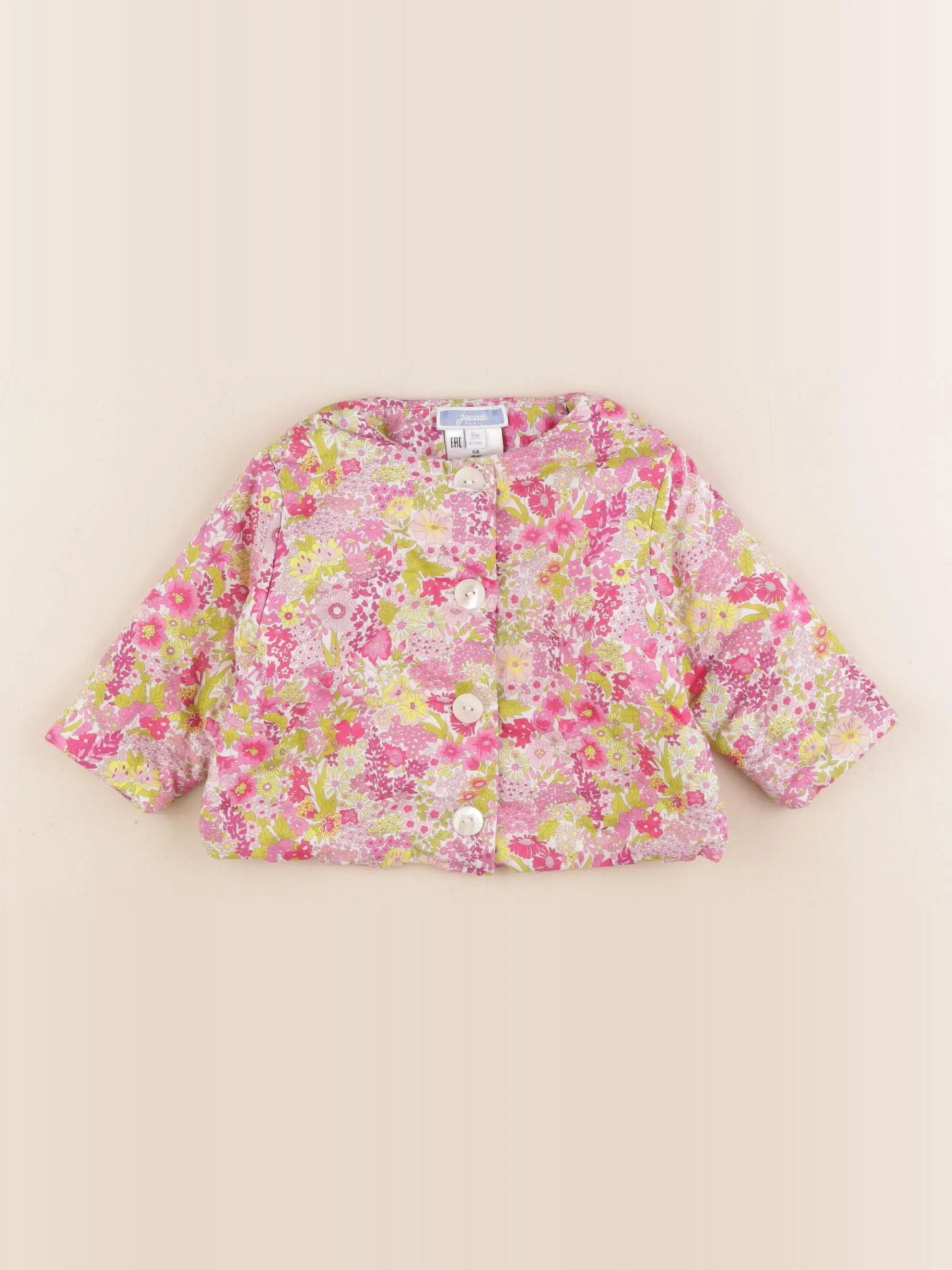 Jacadi - veste multicolore - 6 mois