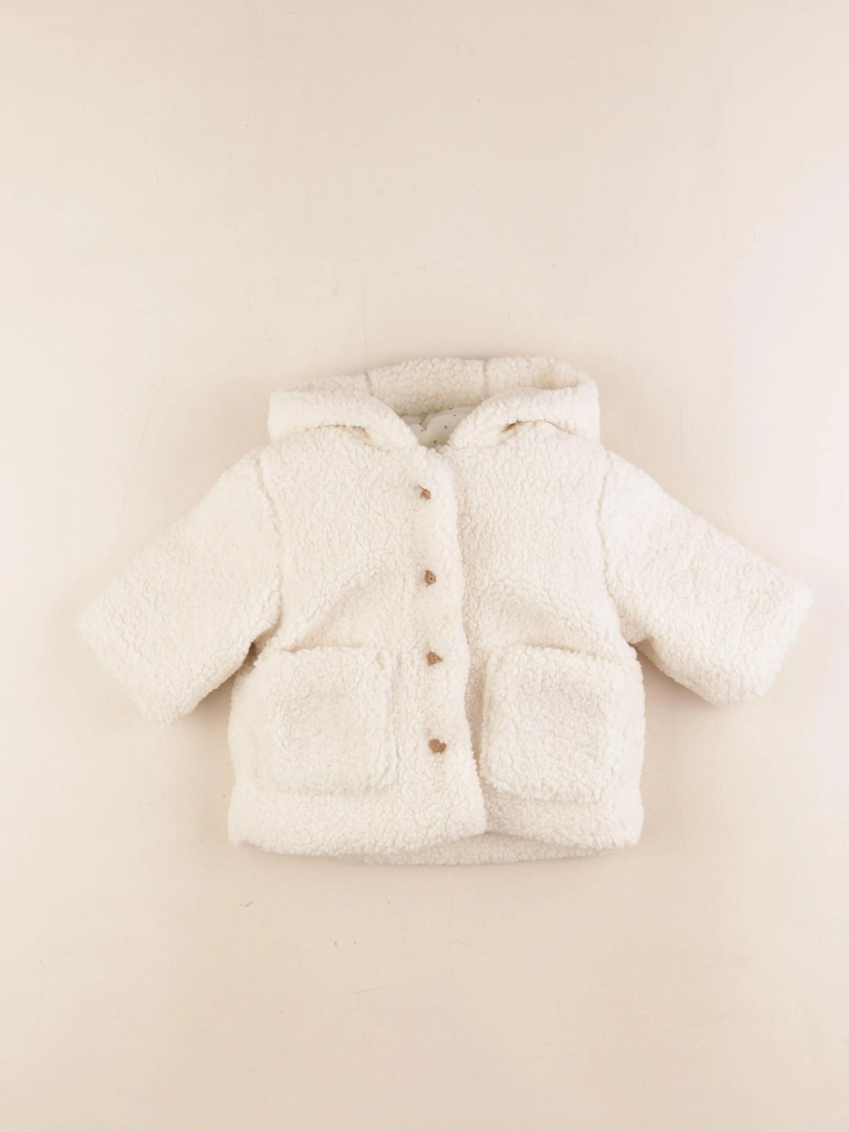 Vertbaudet - veste blanc - 6 mois