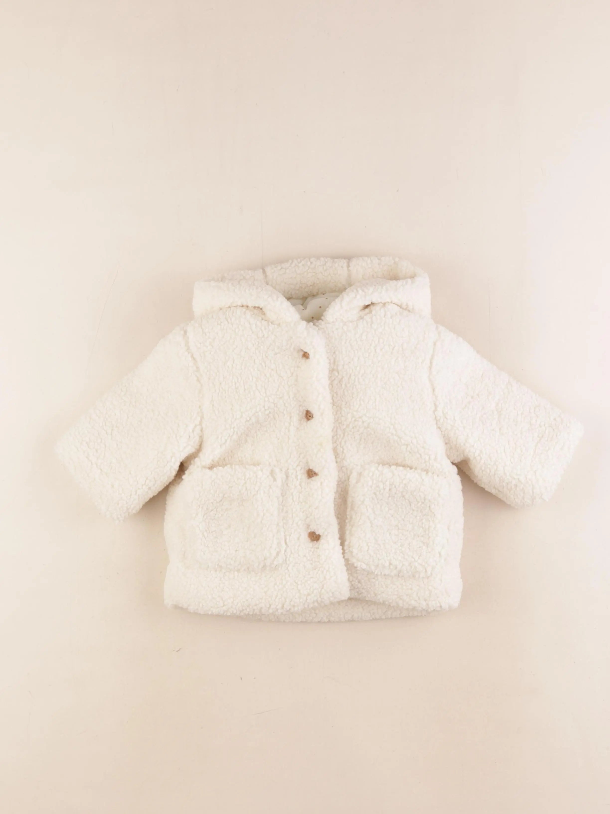 Vertbaudet - veste blanc - 6 mois