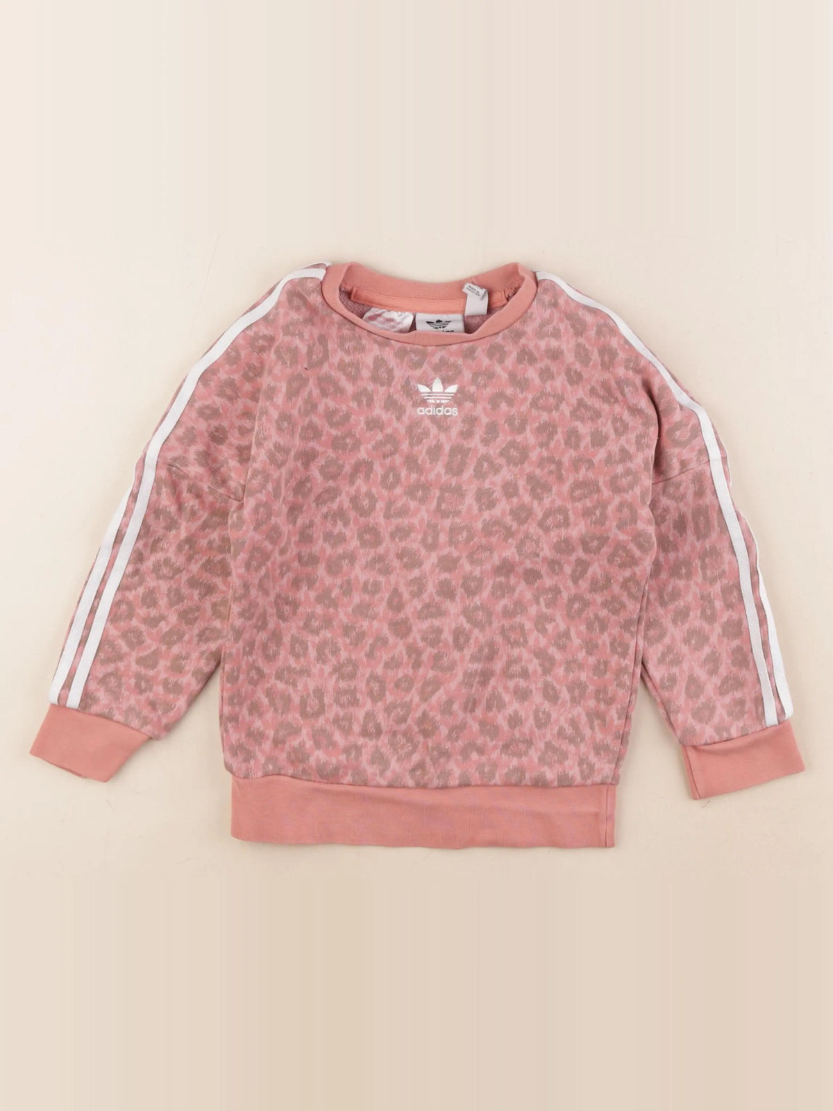Adidas - sweat rose - 2/3 ans