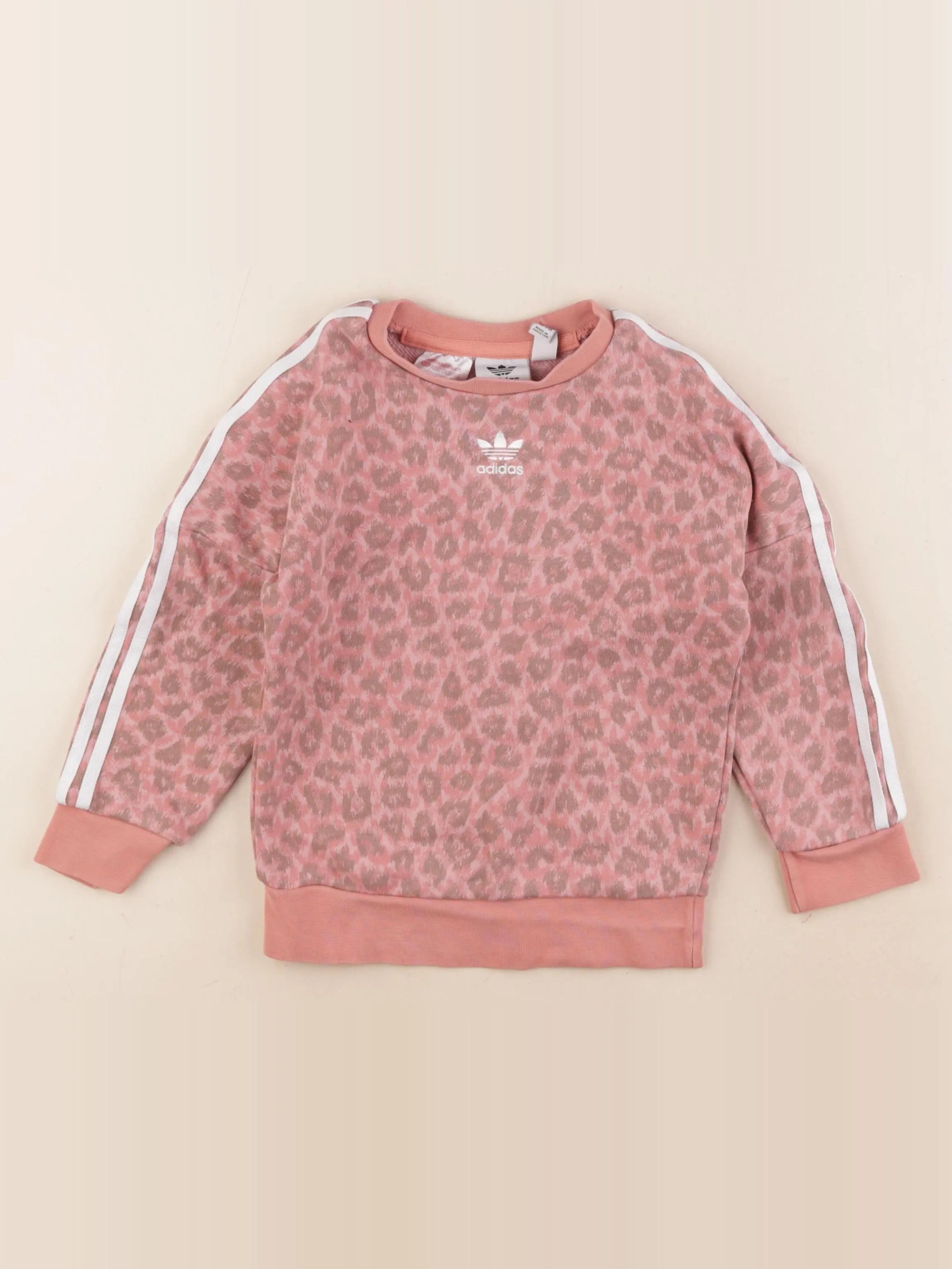 Adidas - sweat rose - 2/3 ans
