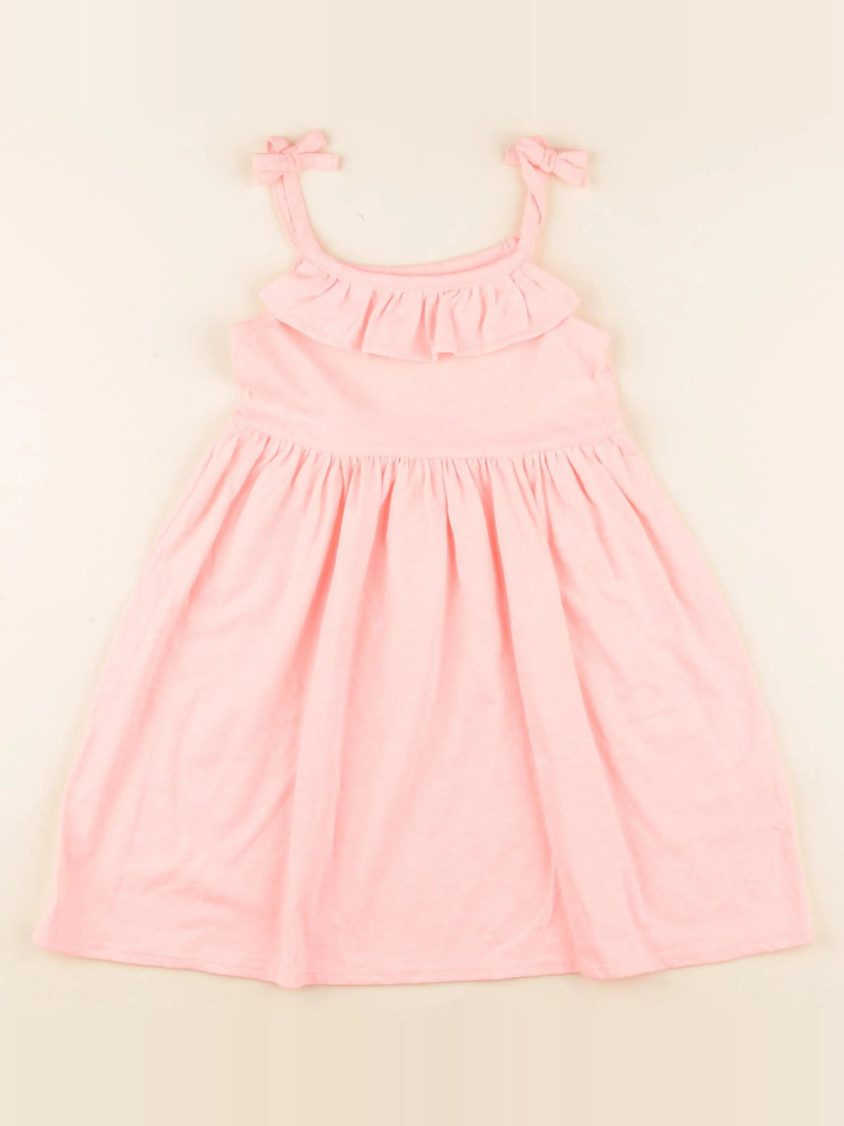 Vertbaudet - robe rose fluo - 5 ans