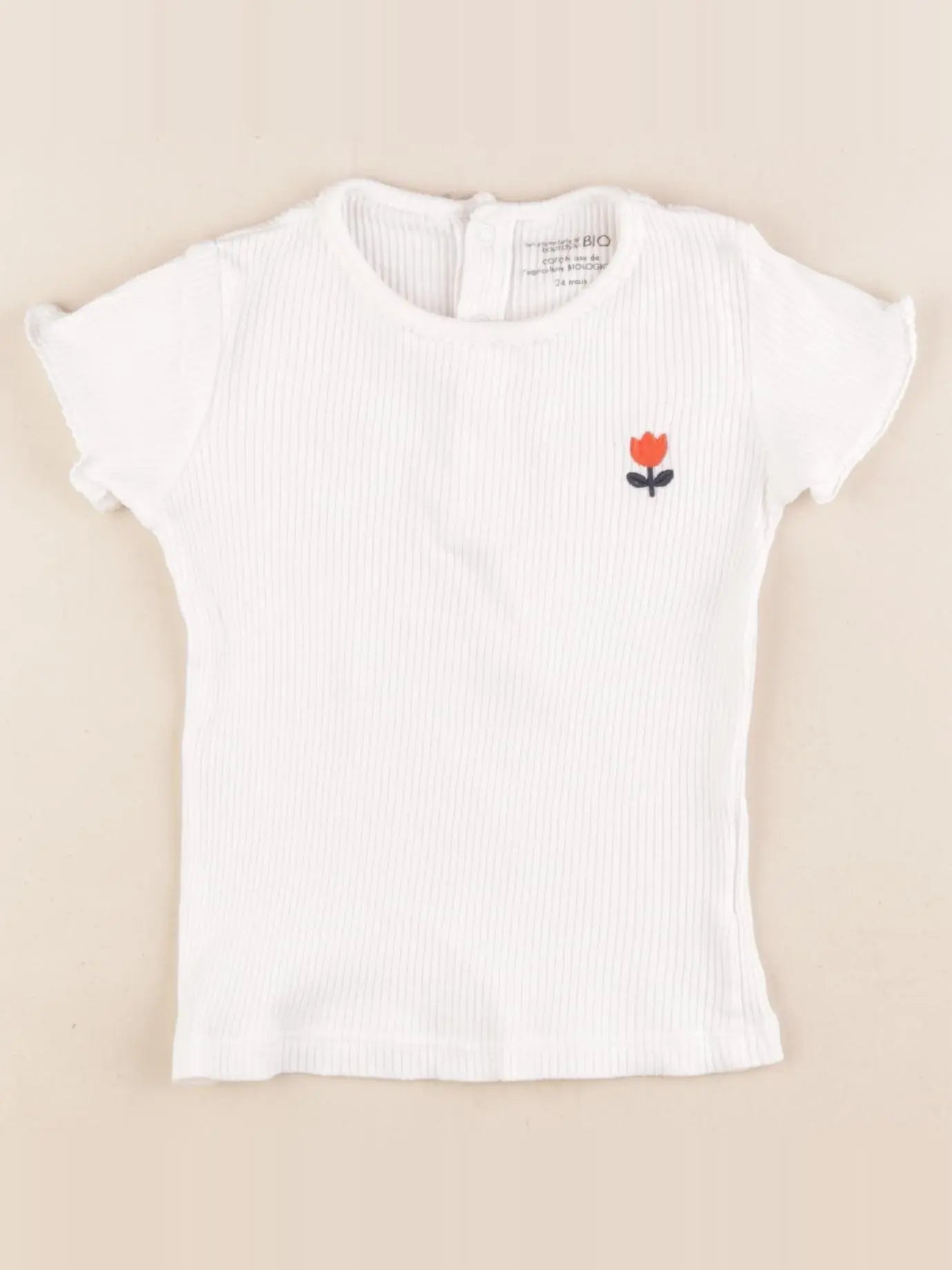 Boutchou - tee-shirt blanc - 24 mois