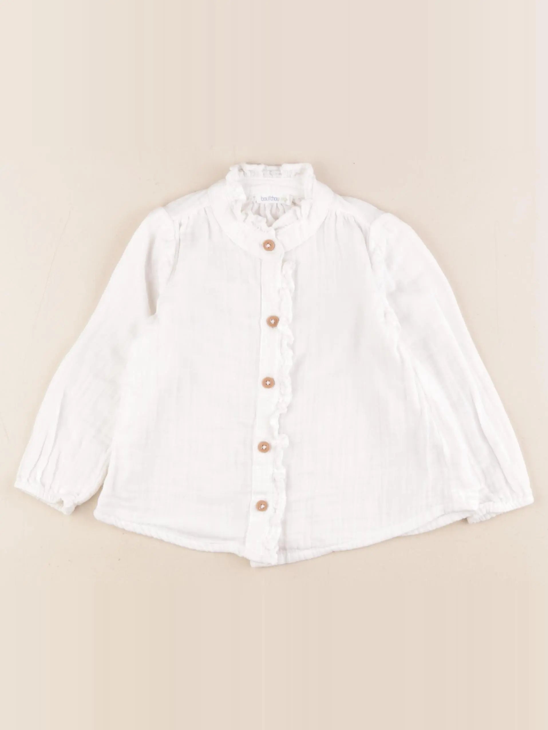 Boutchou - blouse blanc - 18 mois