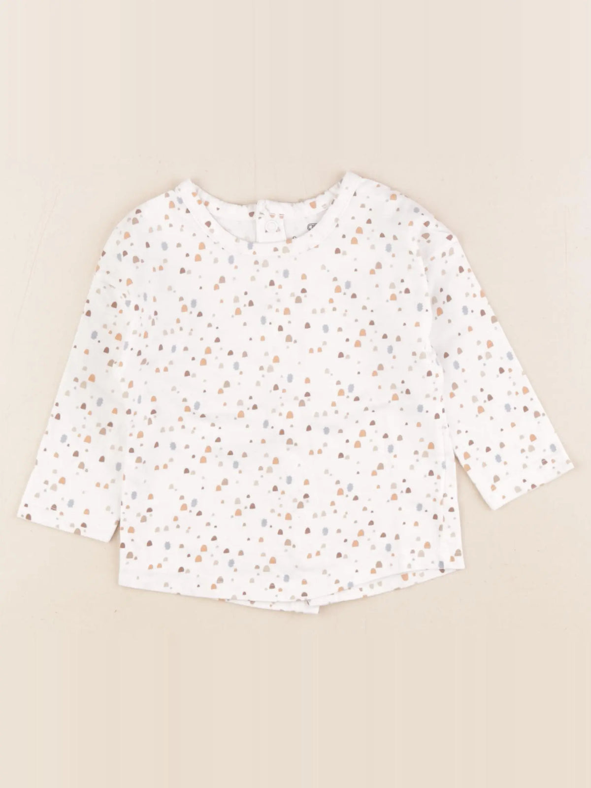 La Redoute - tee-shirt blanc, multicolore - 9 mois