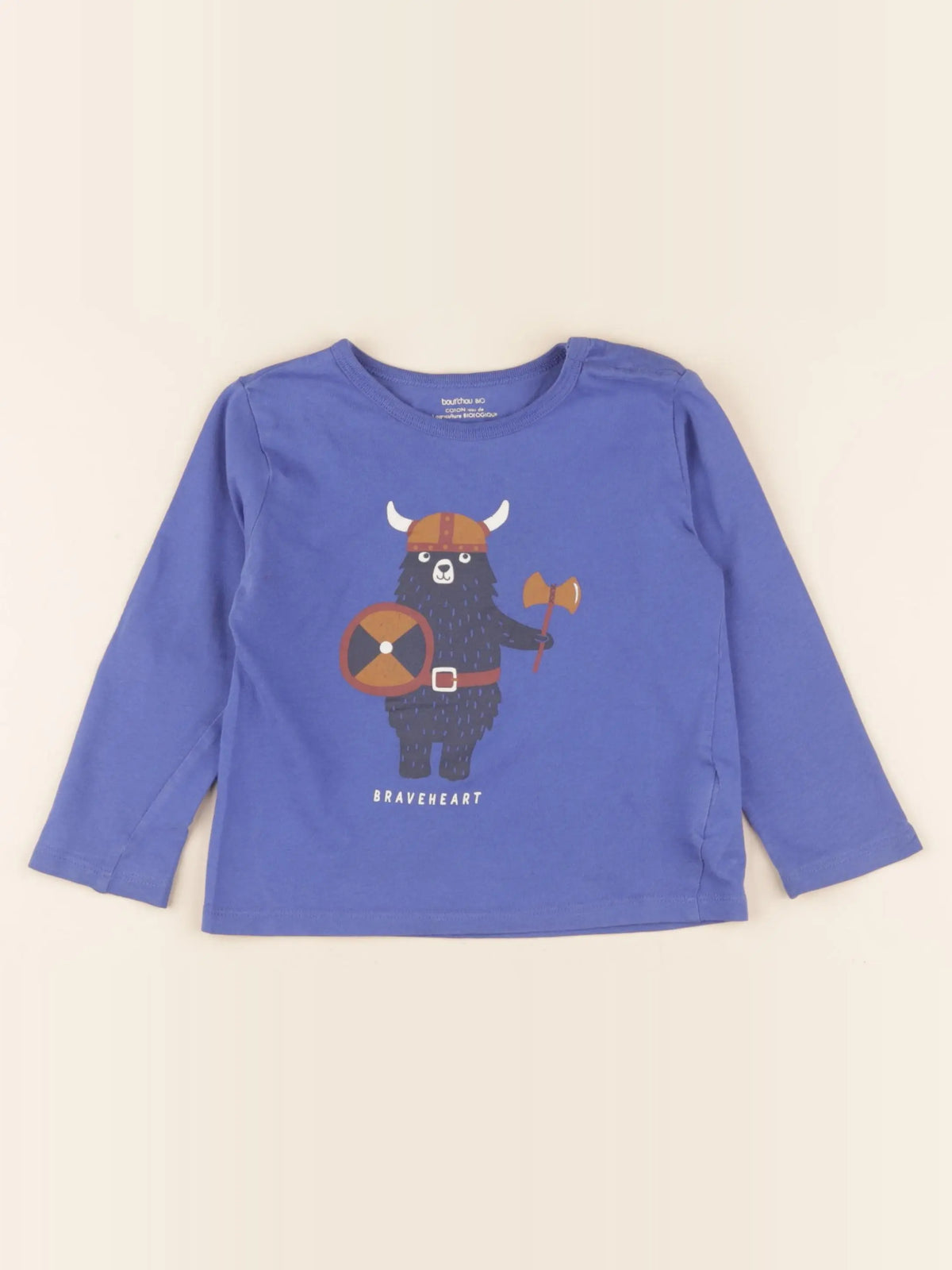 Boutchou - tee-shirt bleu - 36 mois