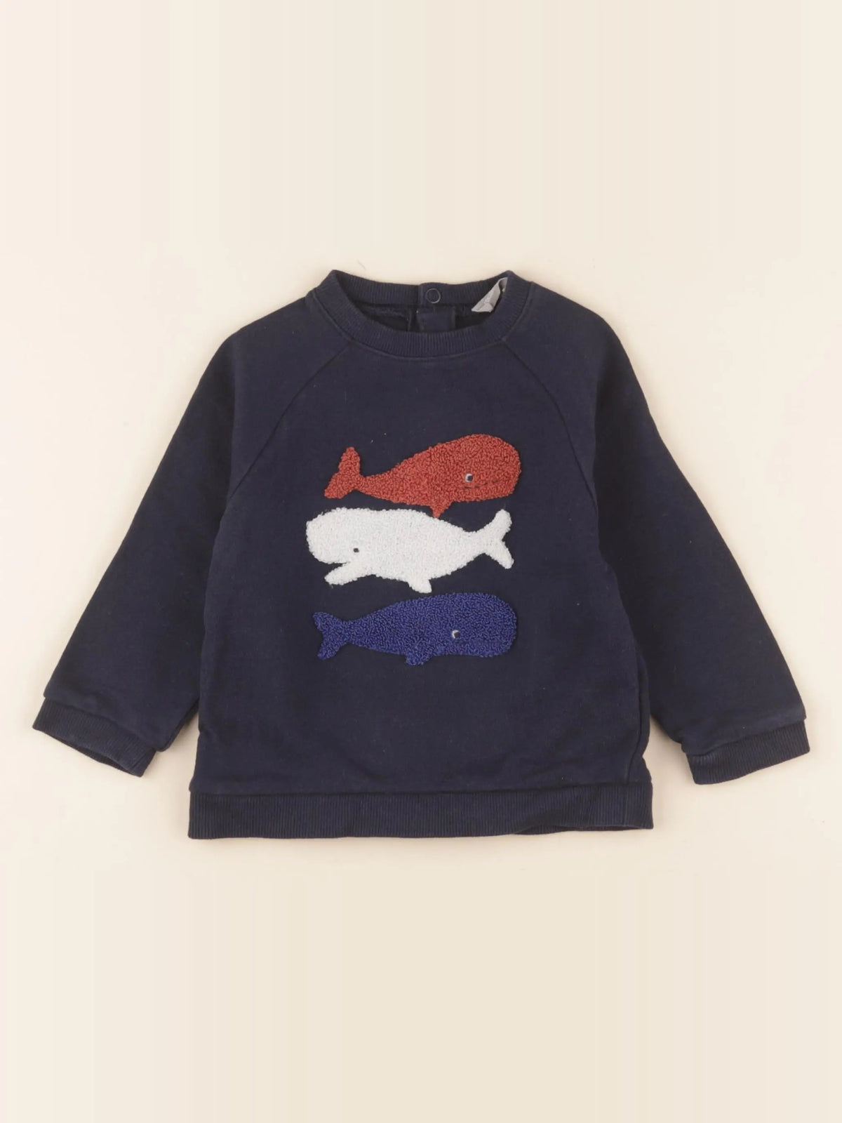 Boutchou - sweat bleu - 24 mois