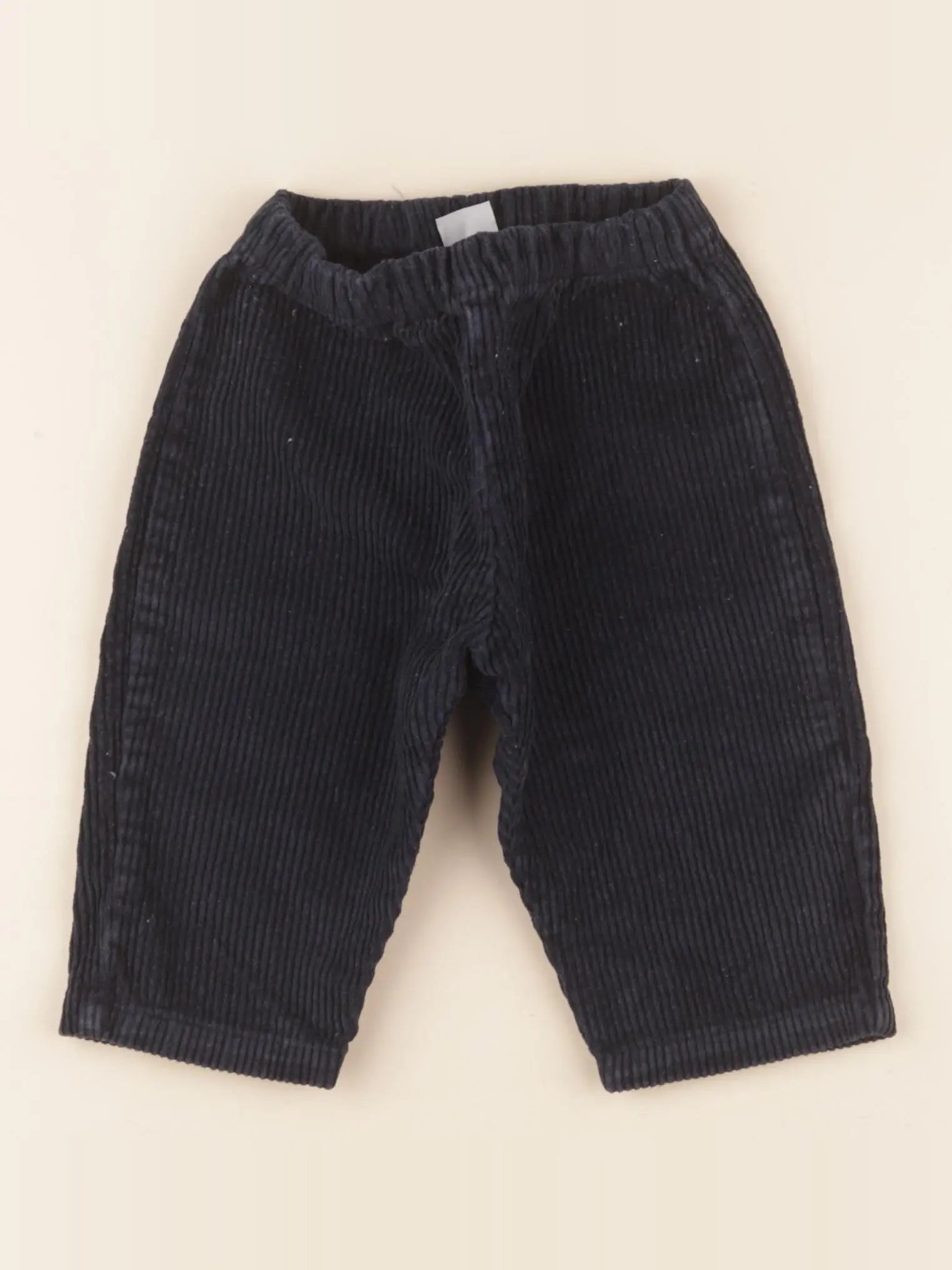 Petit Bateau - pantalon bleu - 12 mois