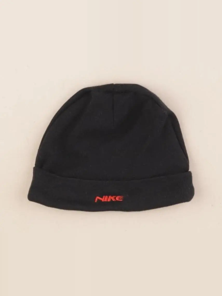 Nike - bonnet noir, rouge - 6/12 mois