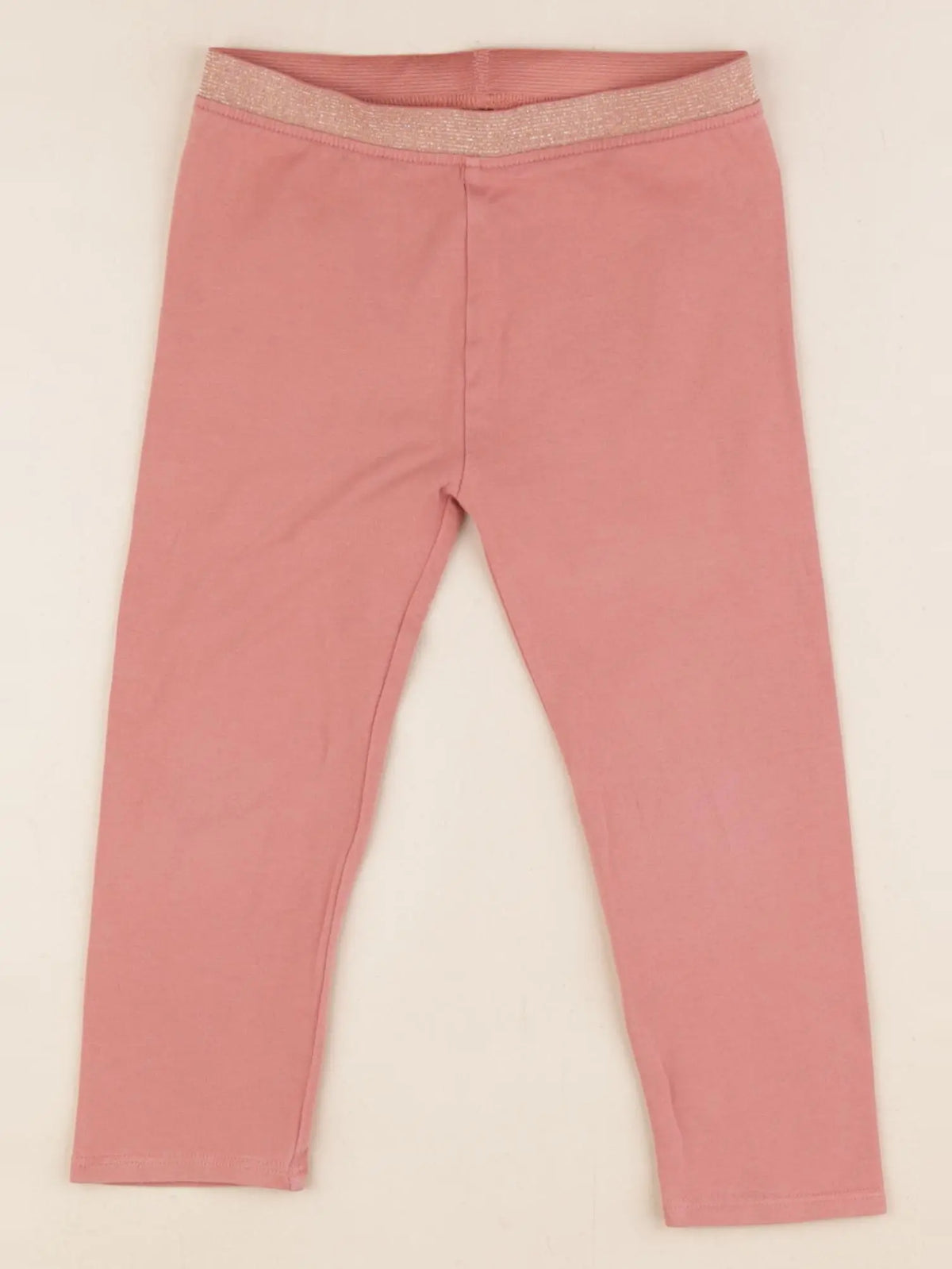 Vertbaudet - legging or, rose - 3 ans