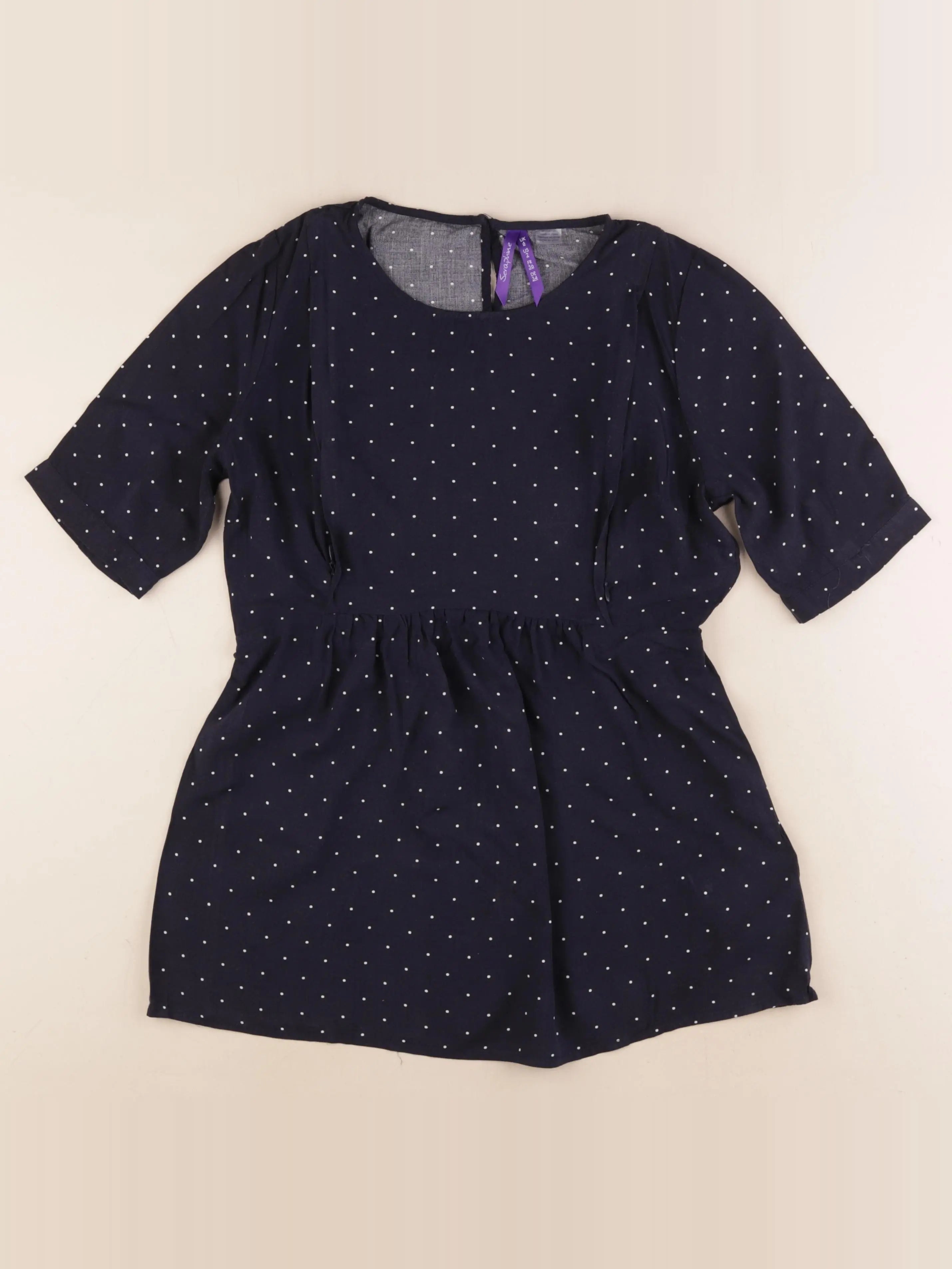 Seraphine - blouse allaitement bleu, blanc - 36