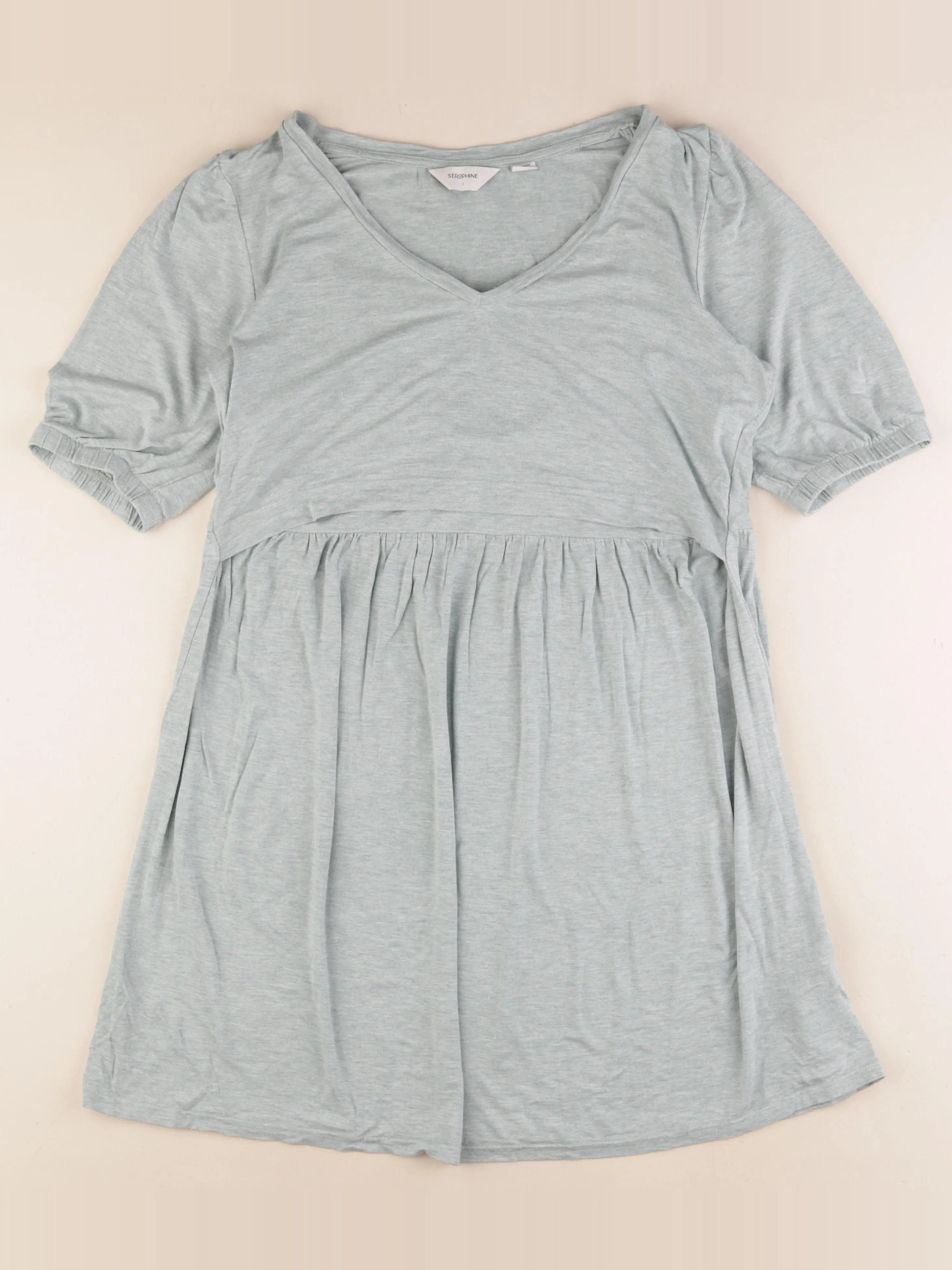 Seraphine - tee-shirt grossesse, allaitement vert - 36