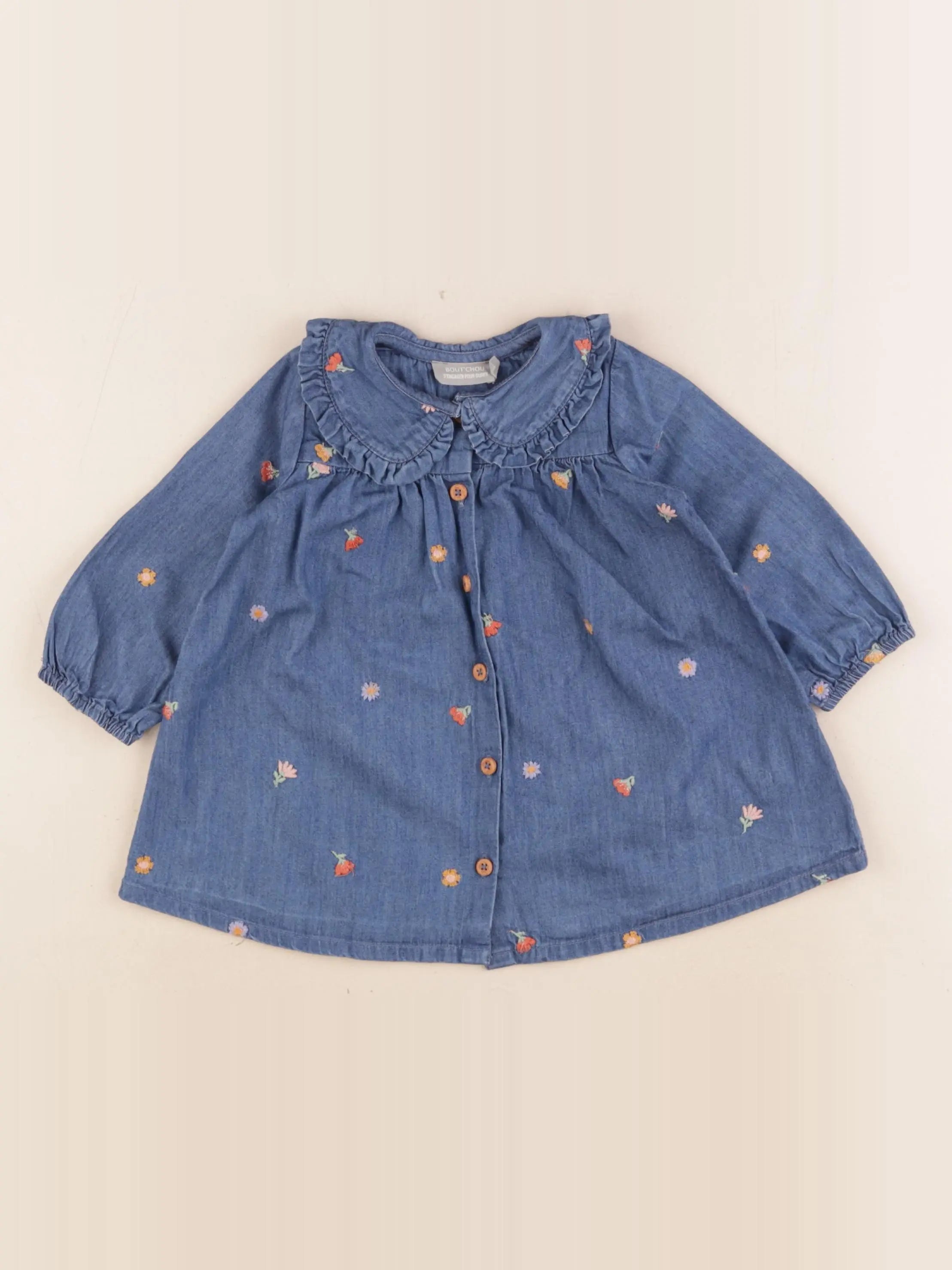 Boutchou - robe bleu - 6 mois