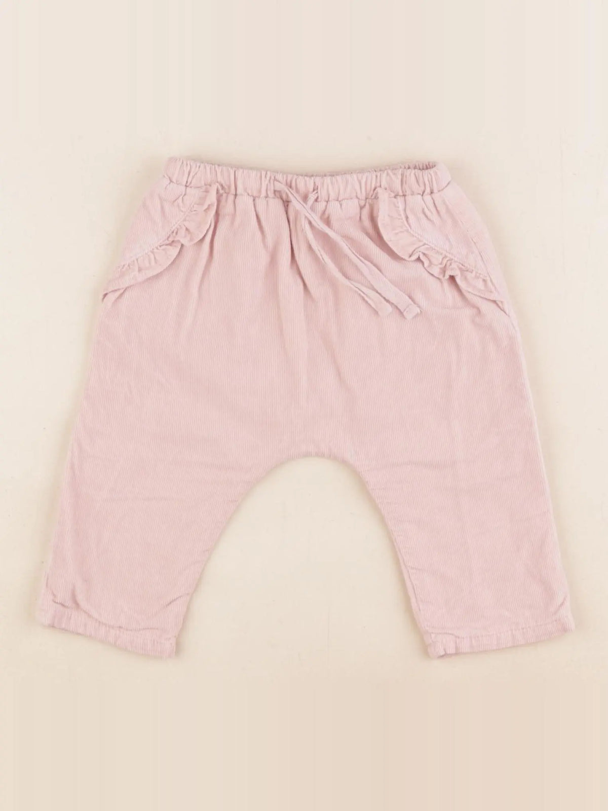 Boutchou - sarouel doublé rose - 3 mois