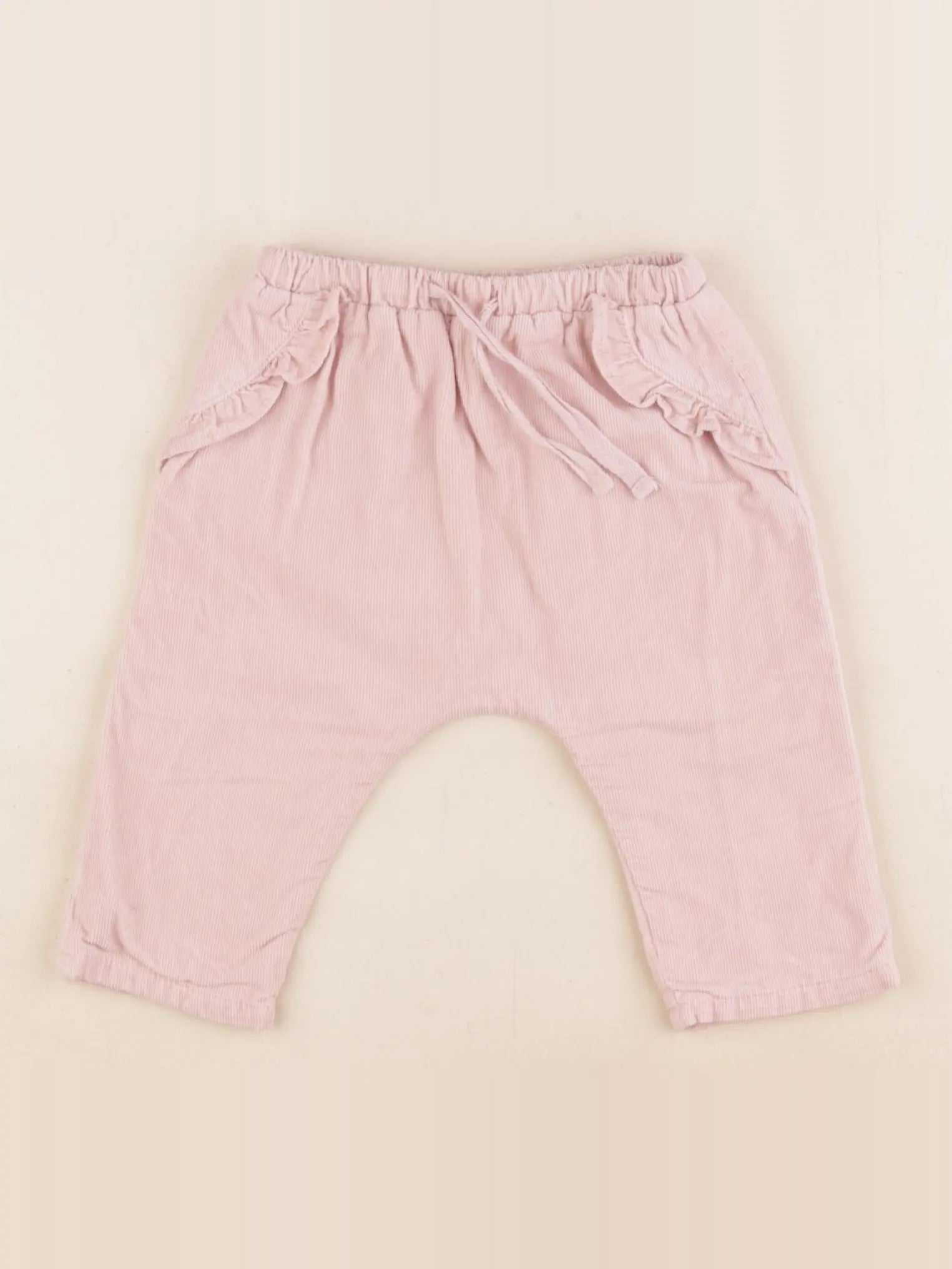 Boutchou - sarouel doublé rose - 3 mois