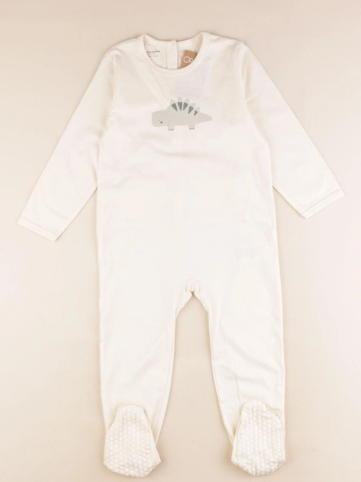 Vertbaudet - pyjama coton beige - 36 mois