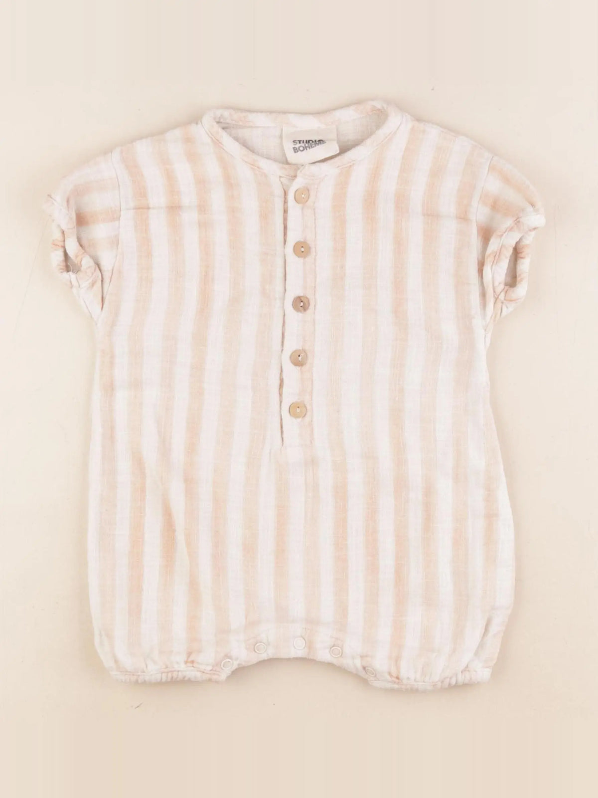 Studio Boheme - combinaison blanc, rose - 1 an