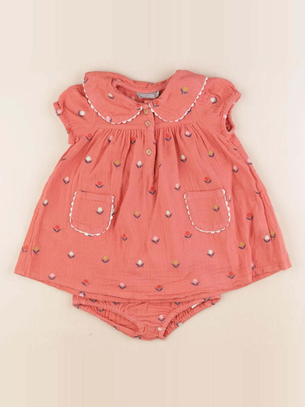 Boutchou - robe rose - 1 an