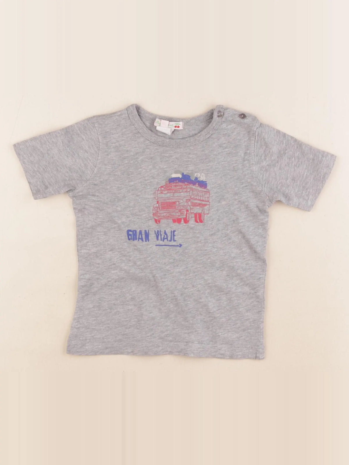 Bonpoint - tee-shirt gris - 18 mois