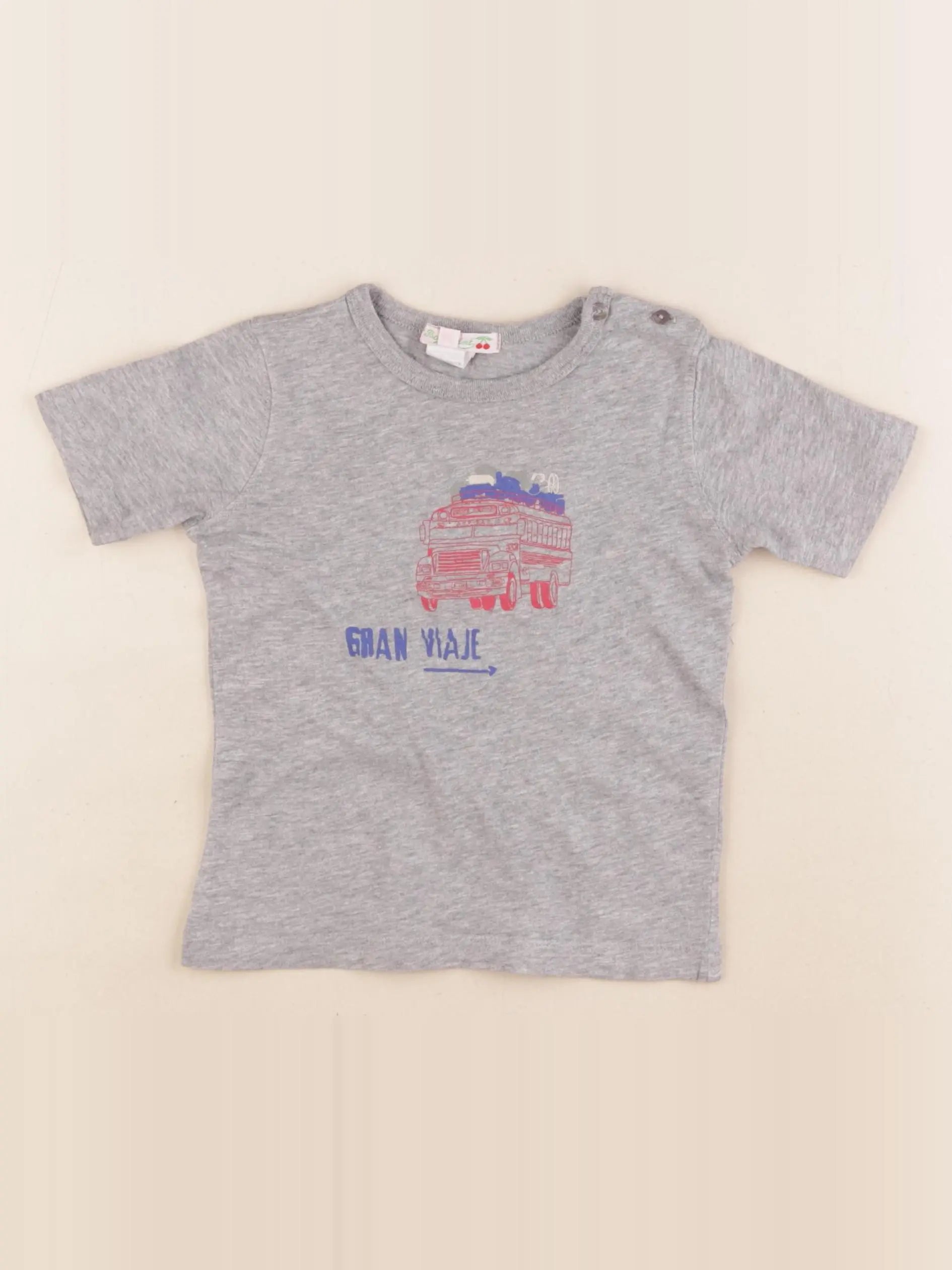 Bonpoint - tee-shirt gris - 18 mois