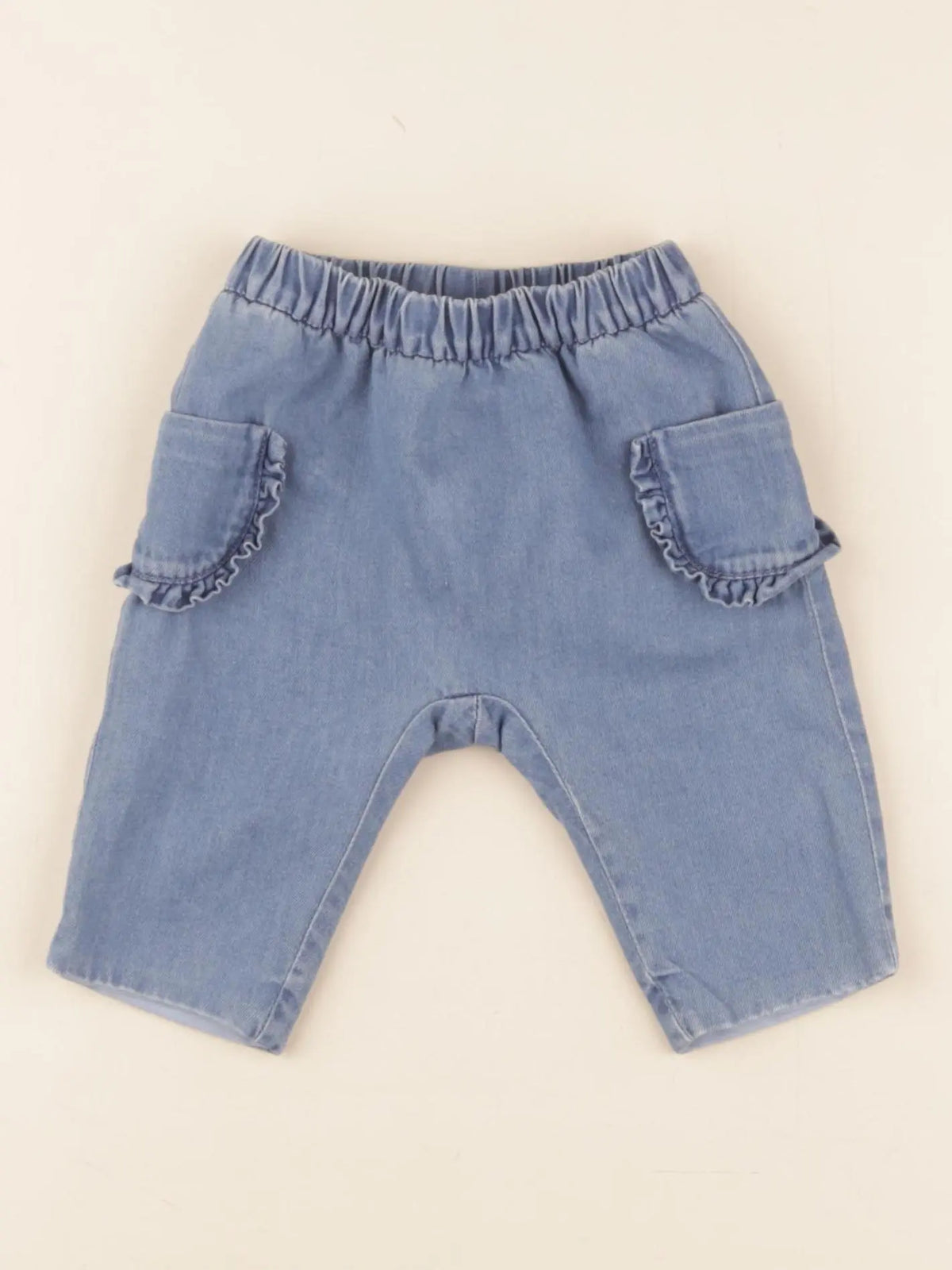 Jacadi - sarouel bleu - 3 mois
