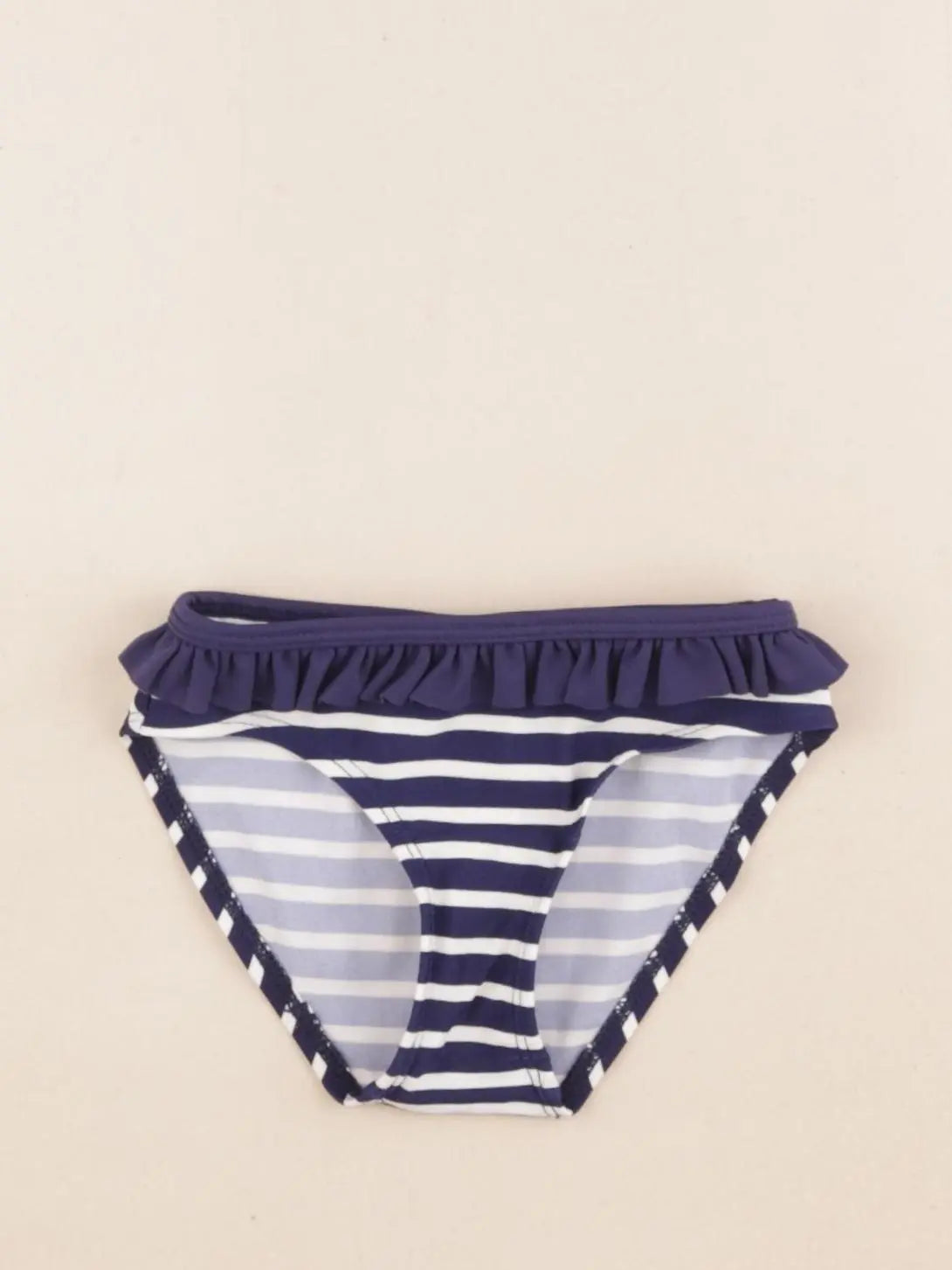 Vertbaudet - maillot de bain bleu, blanc - 2 ans