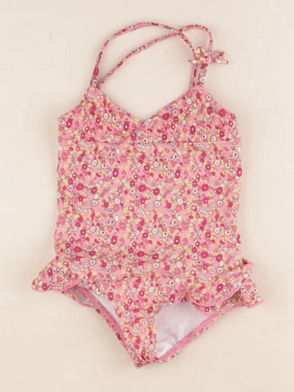 Vertbaudet - maillot de bain rose - 3 ans