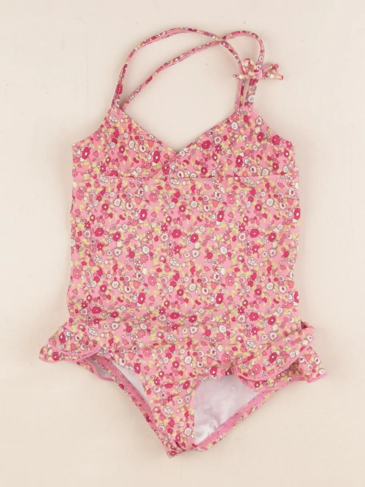 Vertbaudet - maillot de bain rose - 3 ans