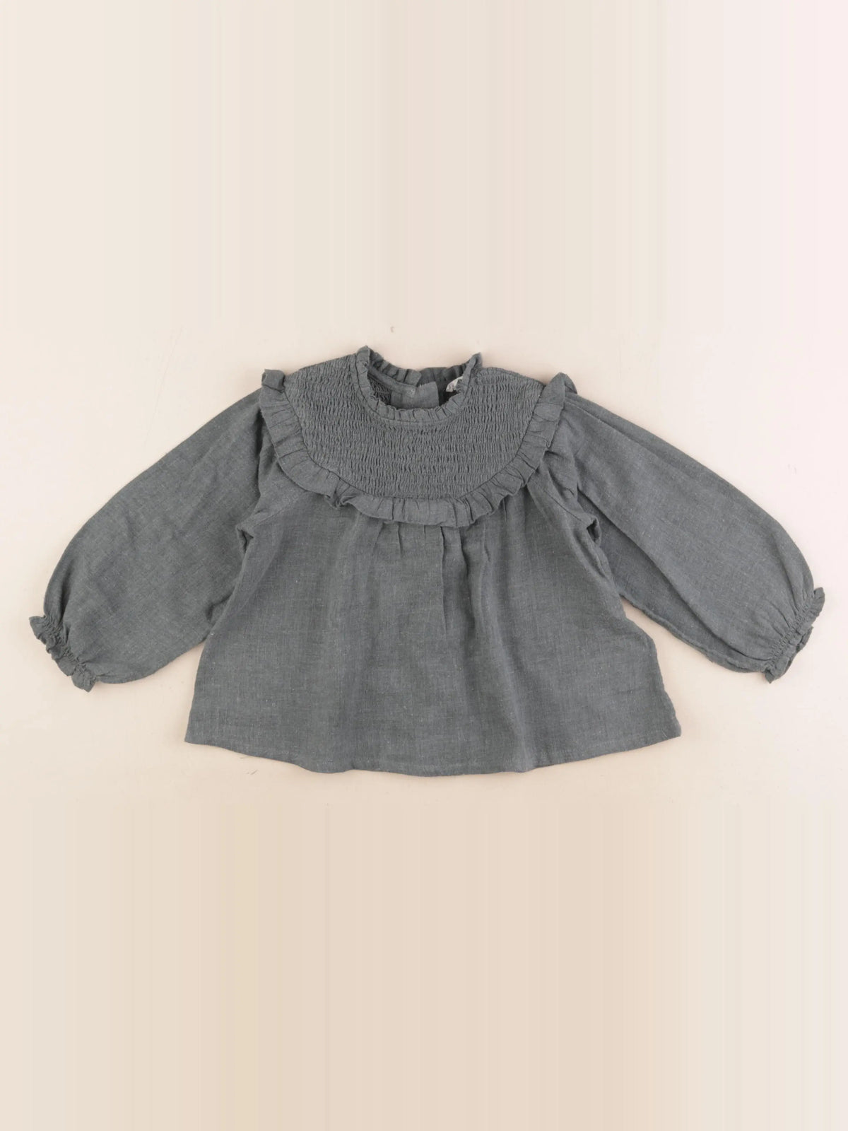 Vertbaudet - blouse gris - 2 ans