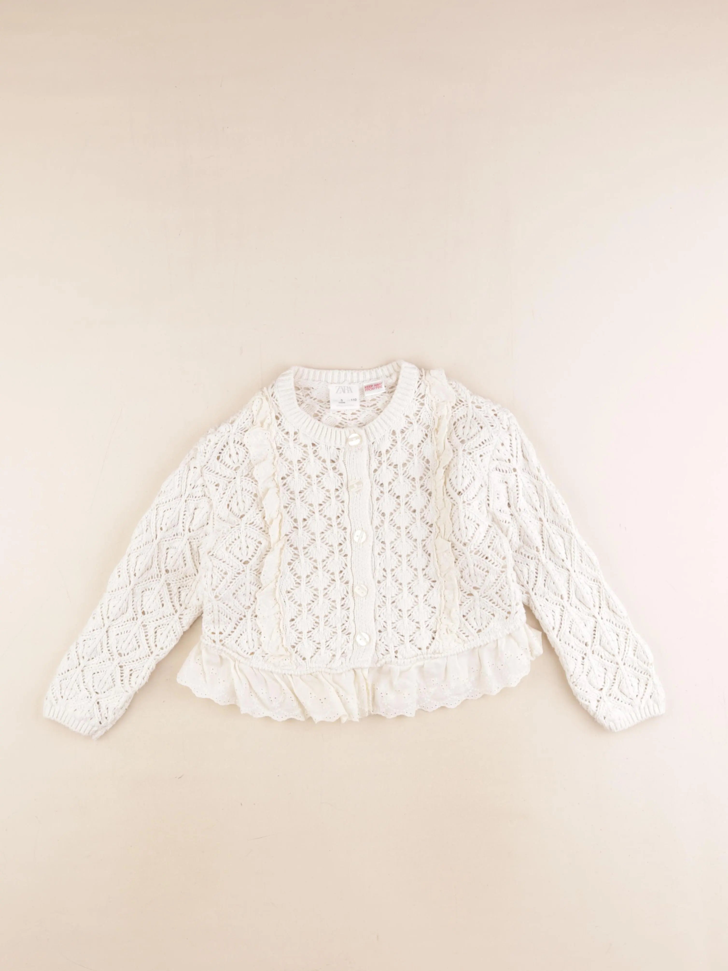 Zara - gilet beige - 5 ans