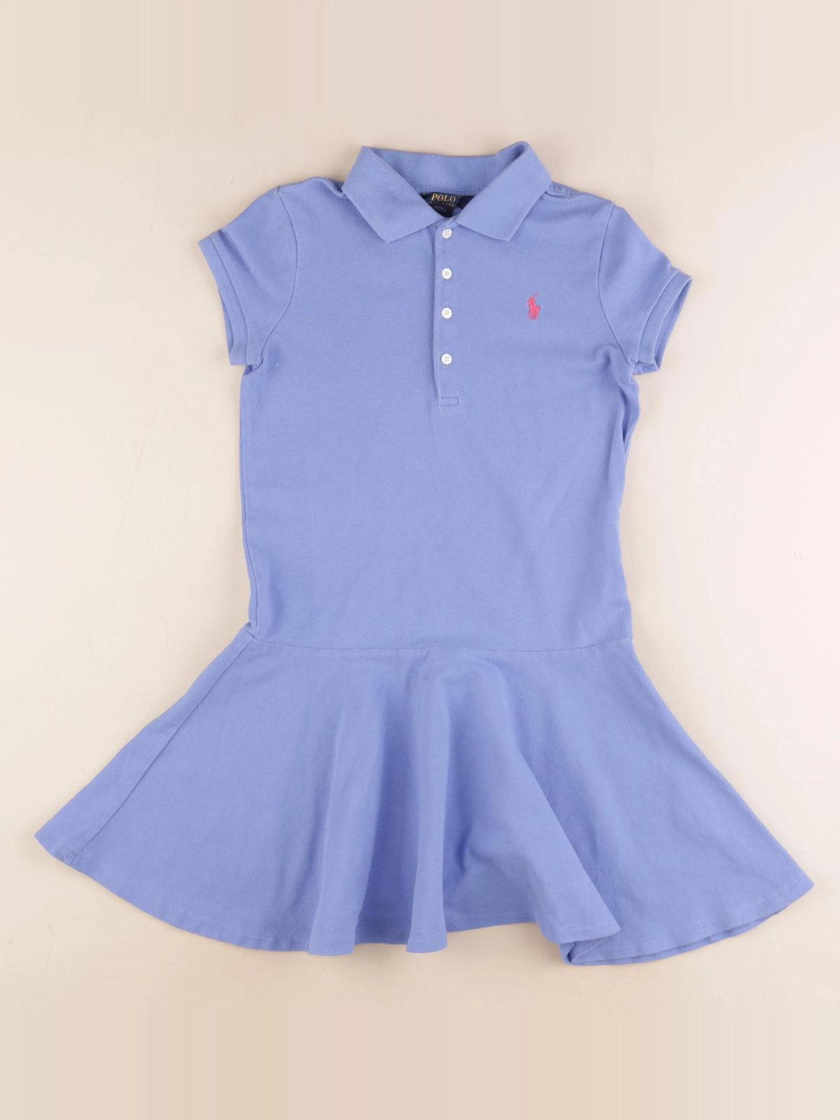 Ralph Lauren - robe bleu - 7 ans